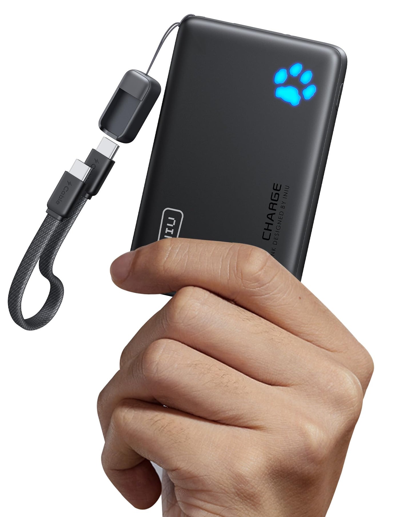 Slim portable charger