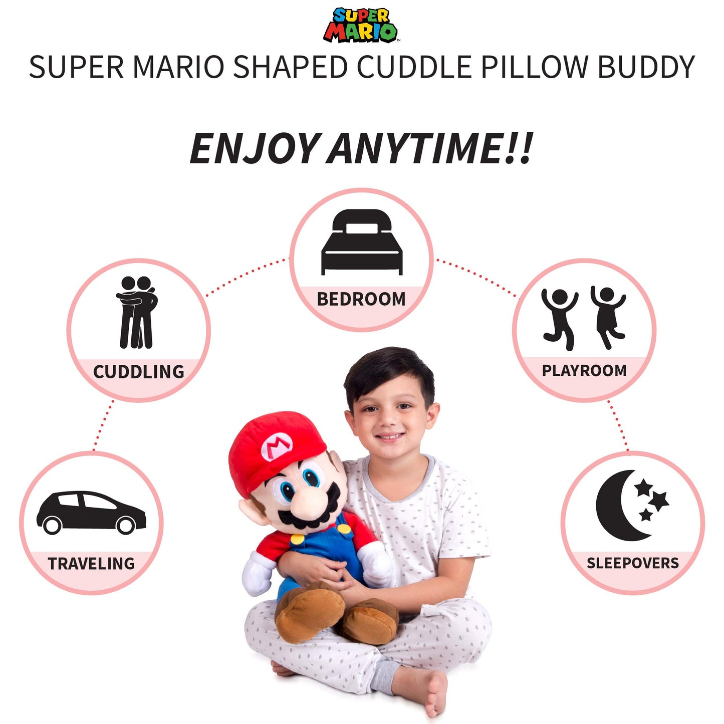 Franco Kids Bedding Plush Cuddle Pillow