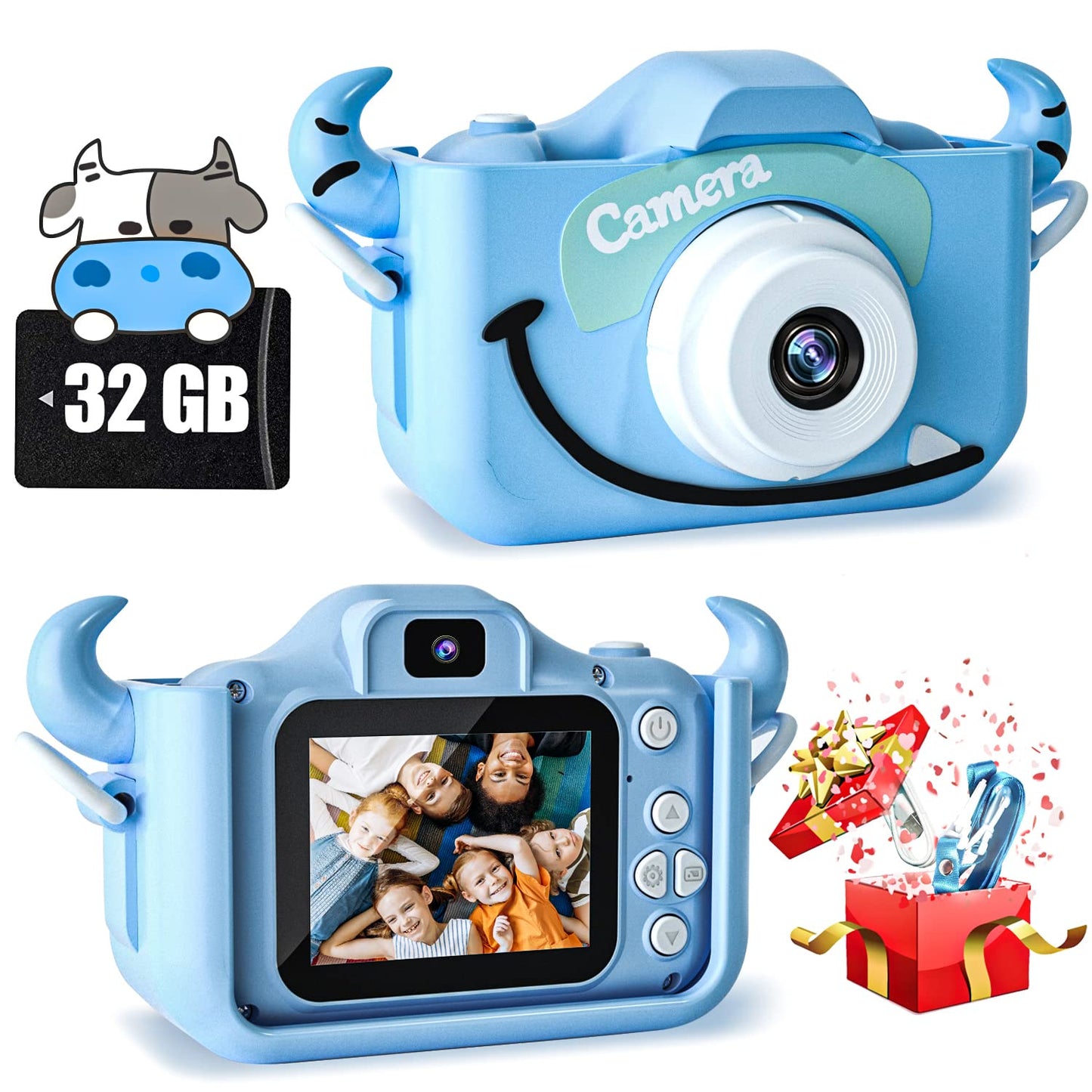 Kids Digital Camera for Toddler with Video