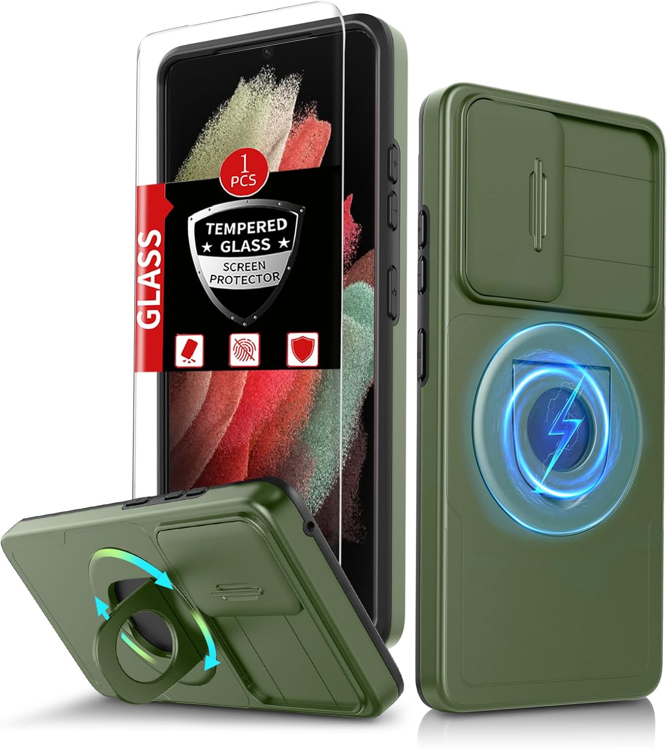 Samsung Galaxy S23 Ultra Case Magnetic Compatible with MagSafe Wireless Charging