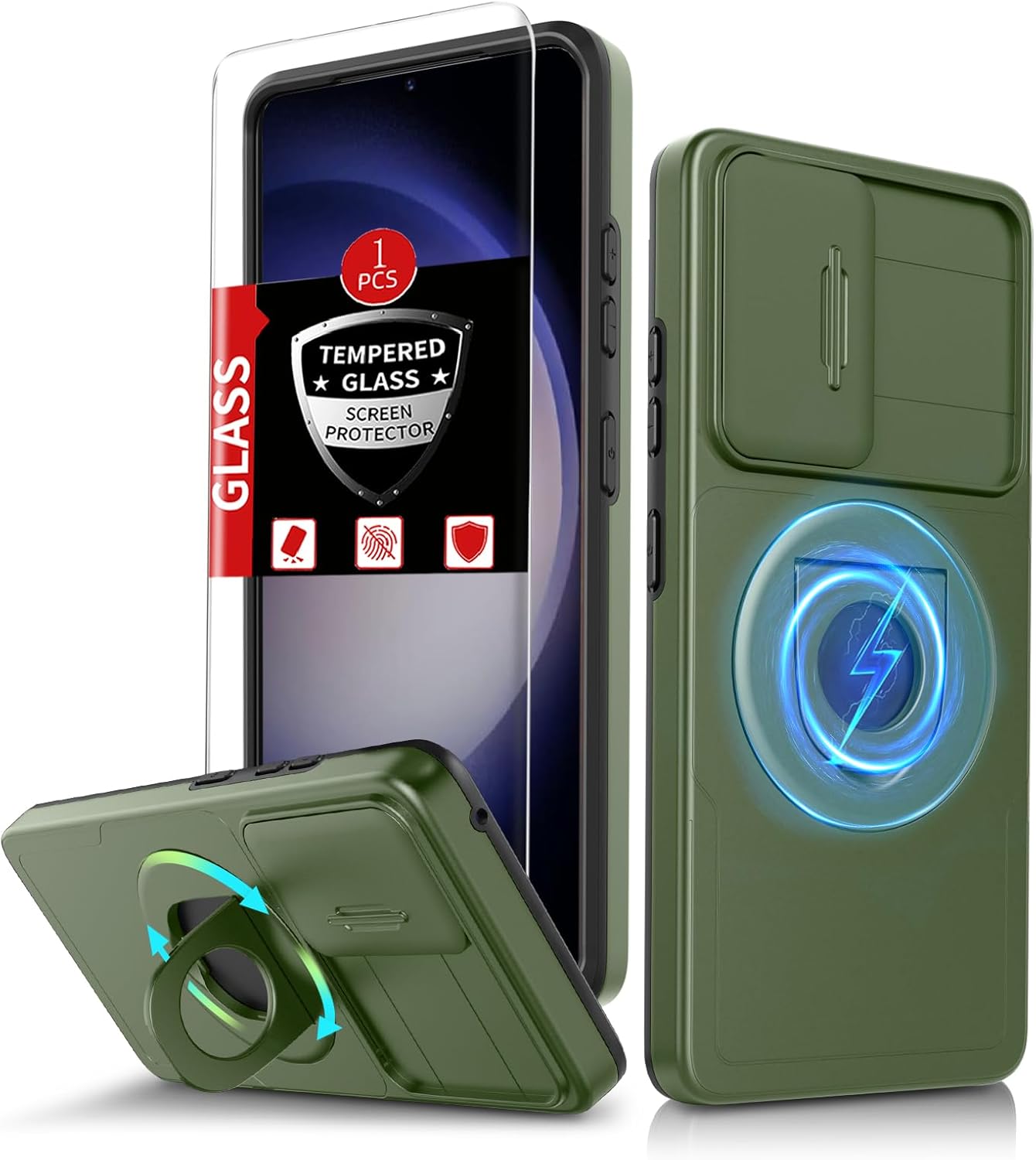 Samsung Galaxy S23 Ultra Case Magnetic Compatible with MagSafe Wireless Charging