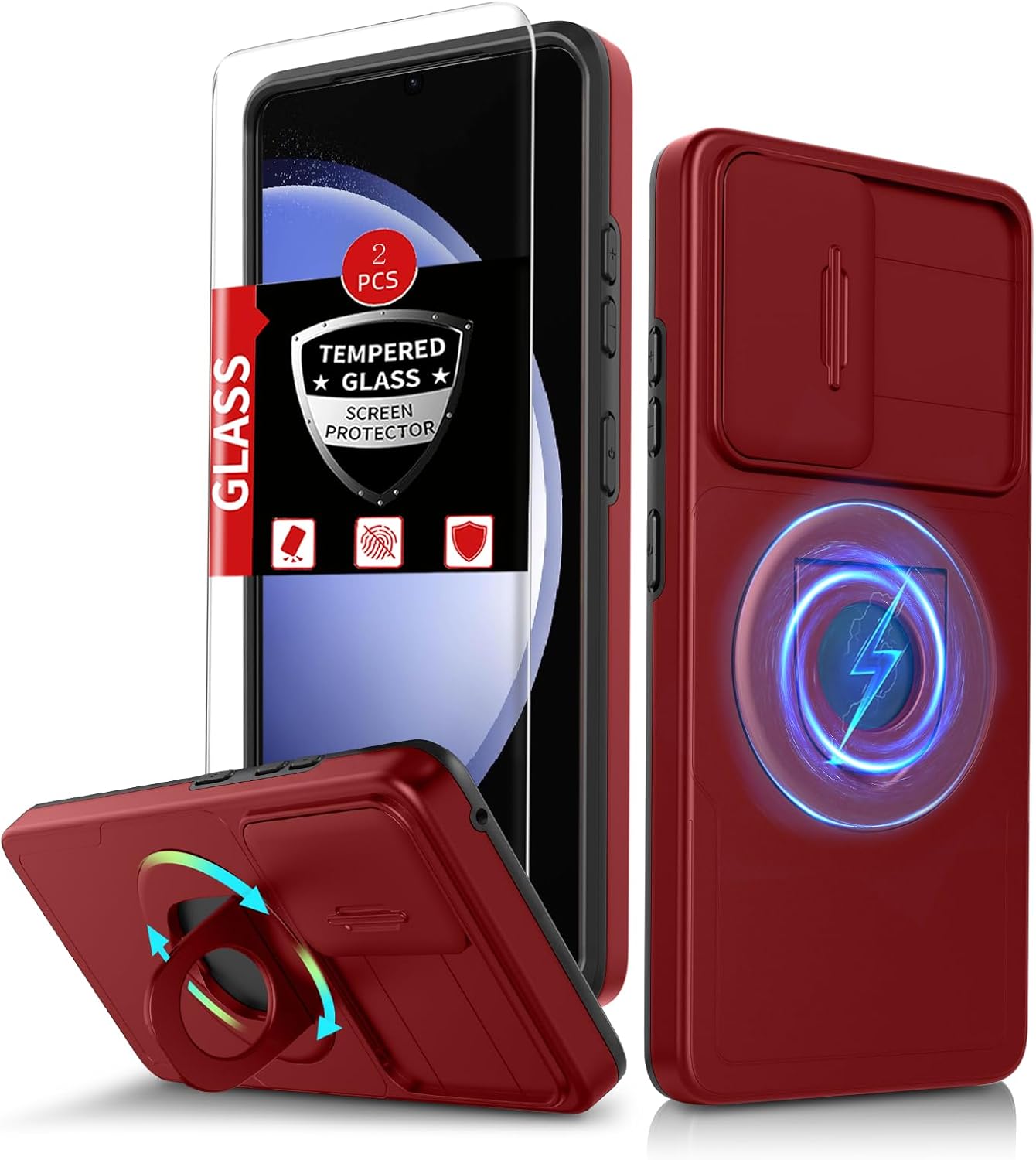 Samsung Galaxy S23 Ultra Case Magnetic Compatible with MagSafe Wireless Charging