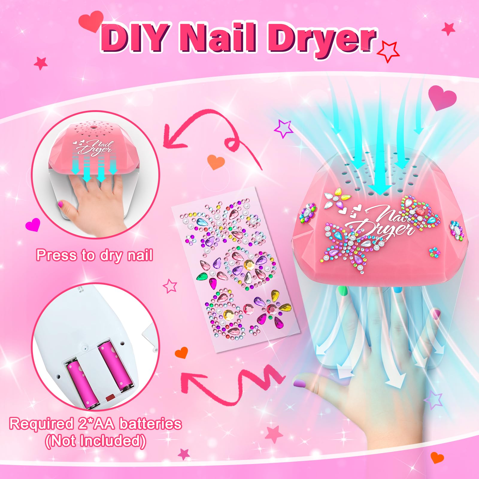 Kids Nail Polish Set for Girls Toys