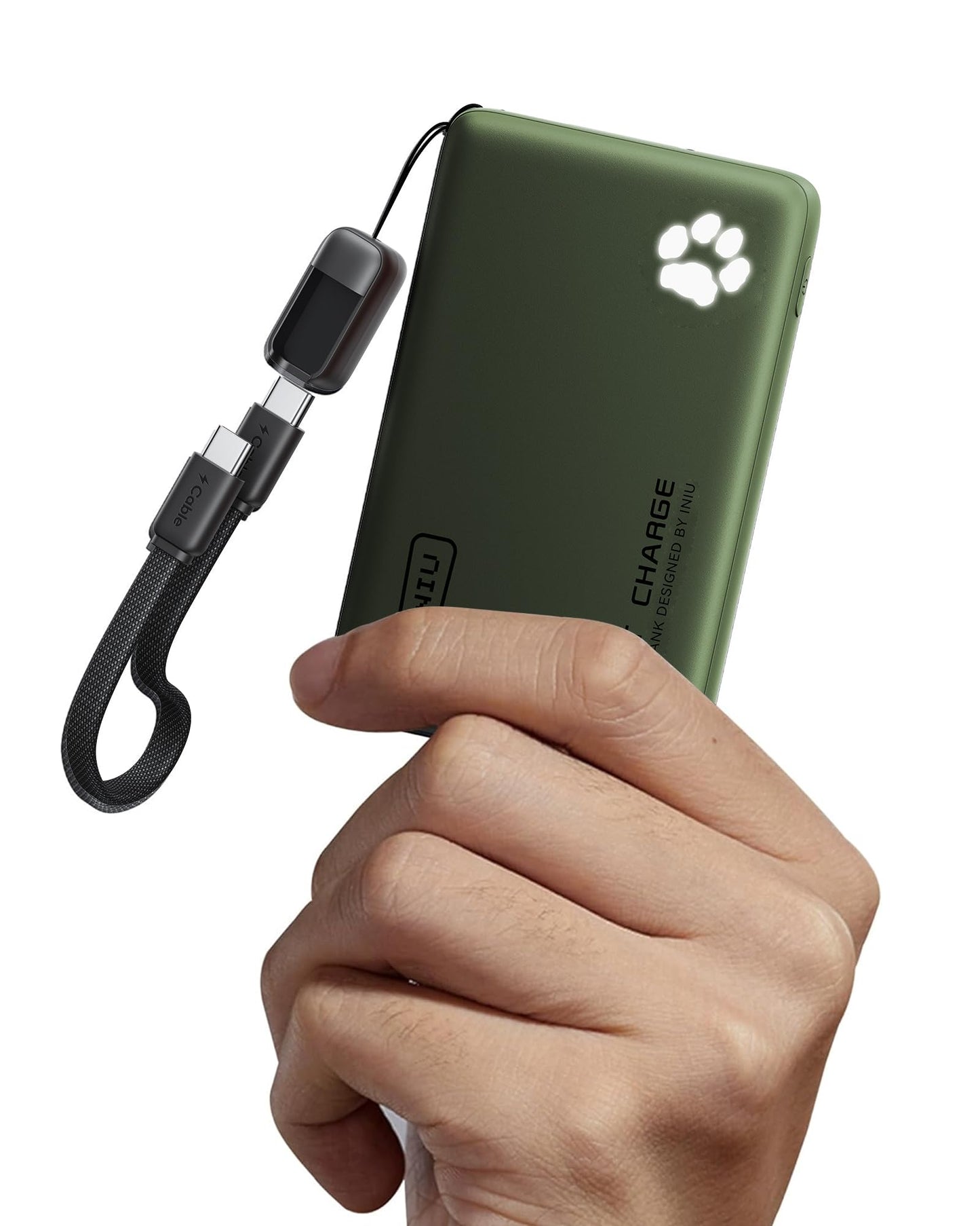 Slim portable charger
