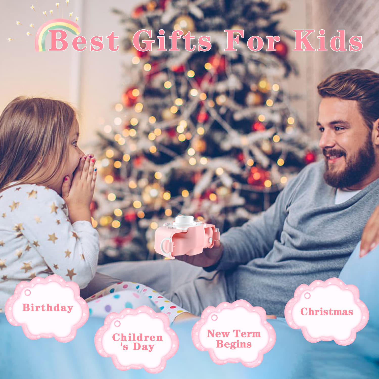 Kids Digital Camera for Toddler with Video