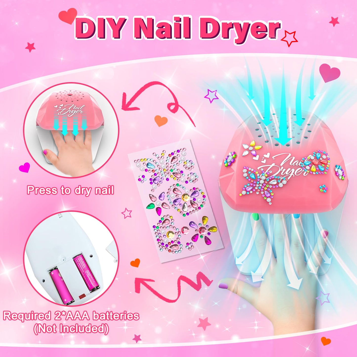 Kids Nail Polish Set for Girls Toys