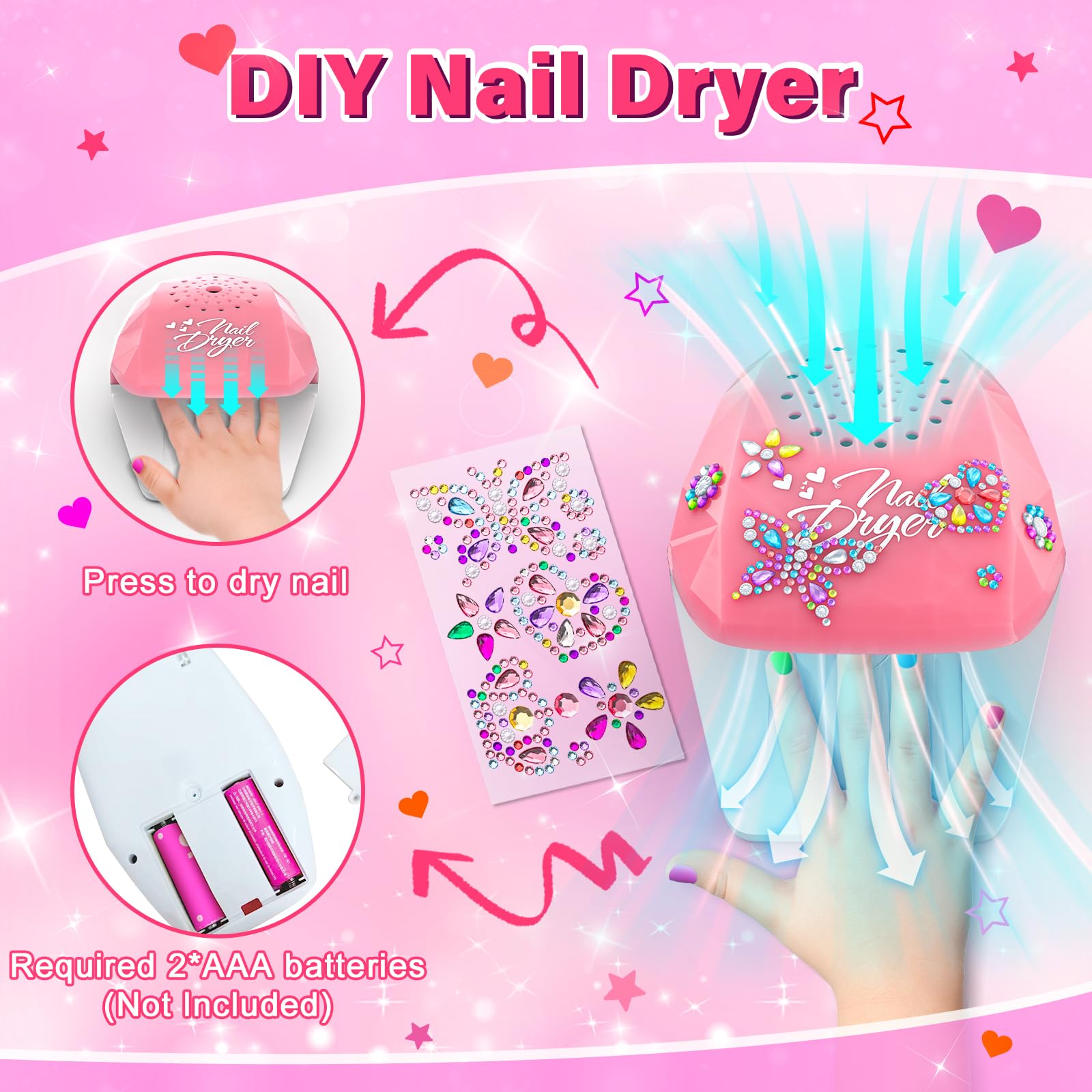 Kids Nail Polish Set for Girls Toys