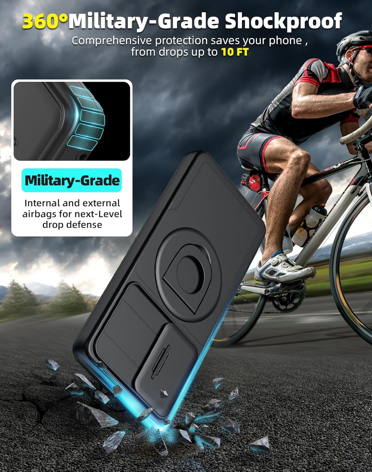 Samsung Galaxy S23 Ultra Case Magnetic Compatible with MagSafe Wireless Charging