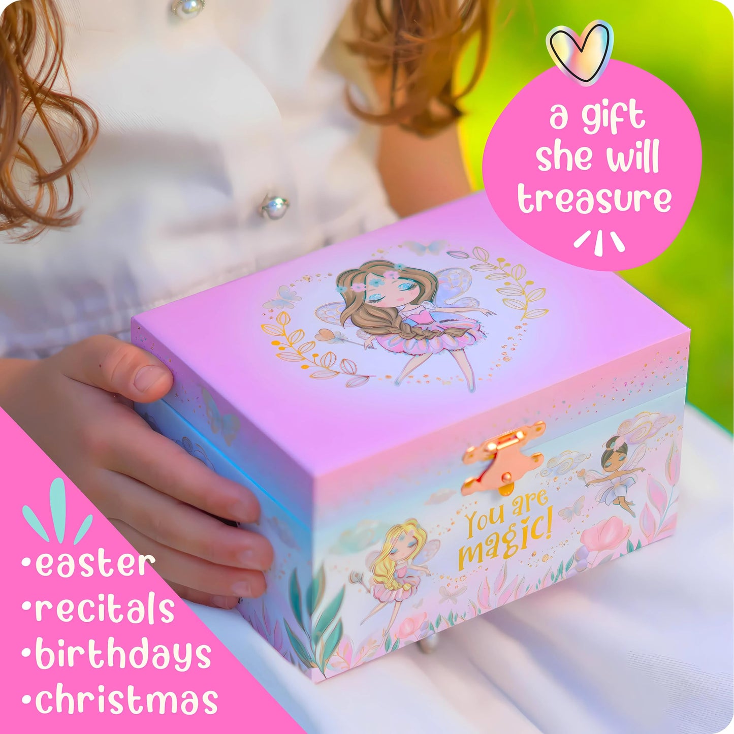 Musical Jewelry Box for Girls