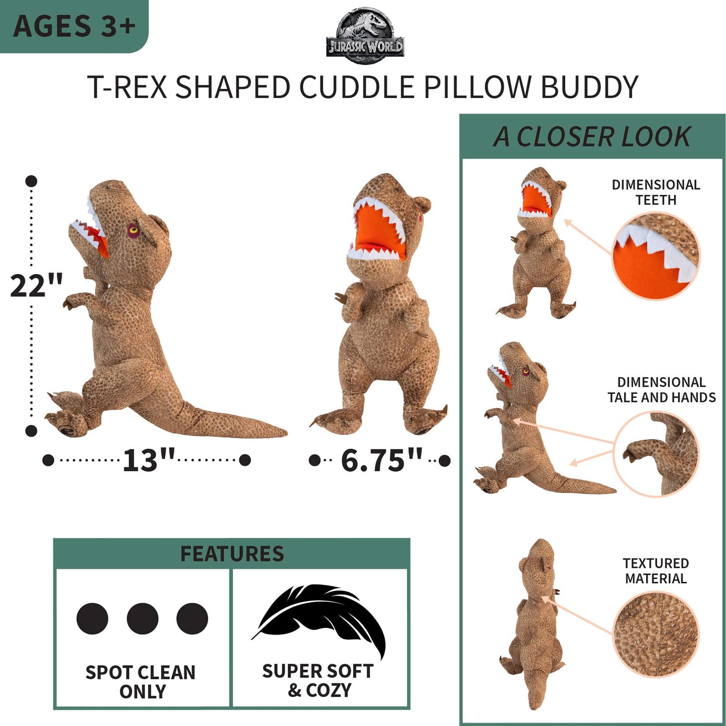 Franco Kids Bedding Plush Cuddle Pillow