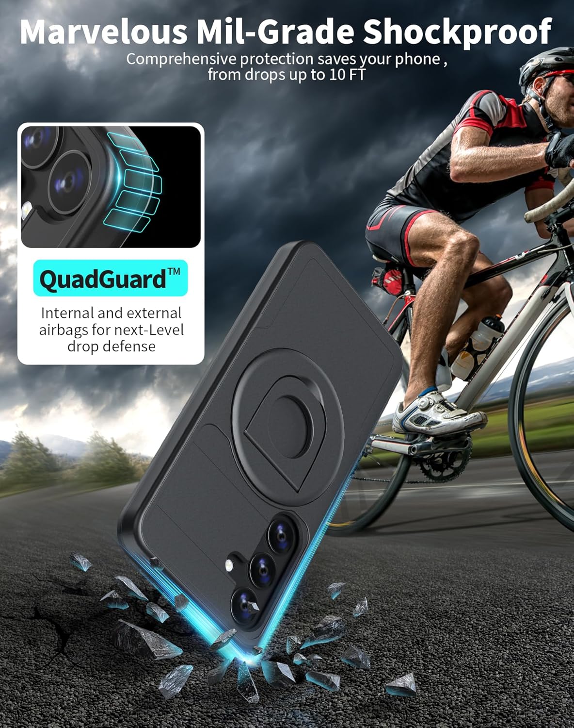 Samsung Galaxy S23 Ultra Case Magnetic Compatible with MagSafe Wireless Charging
