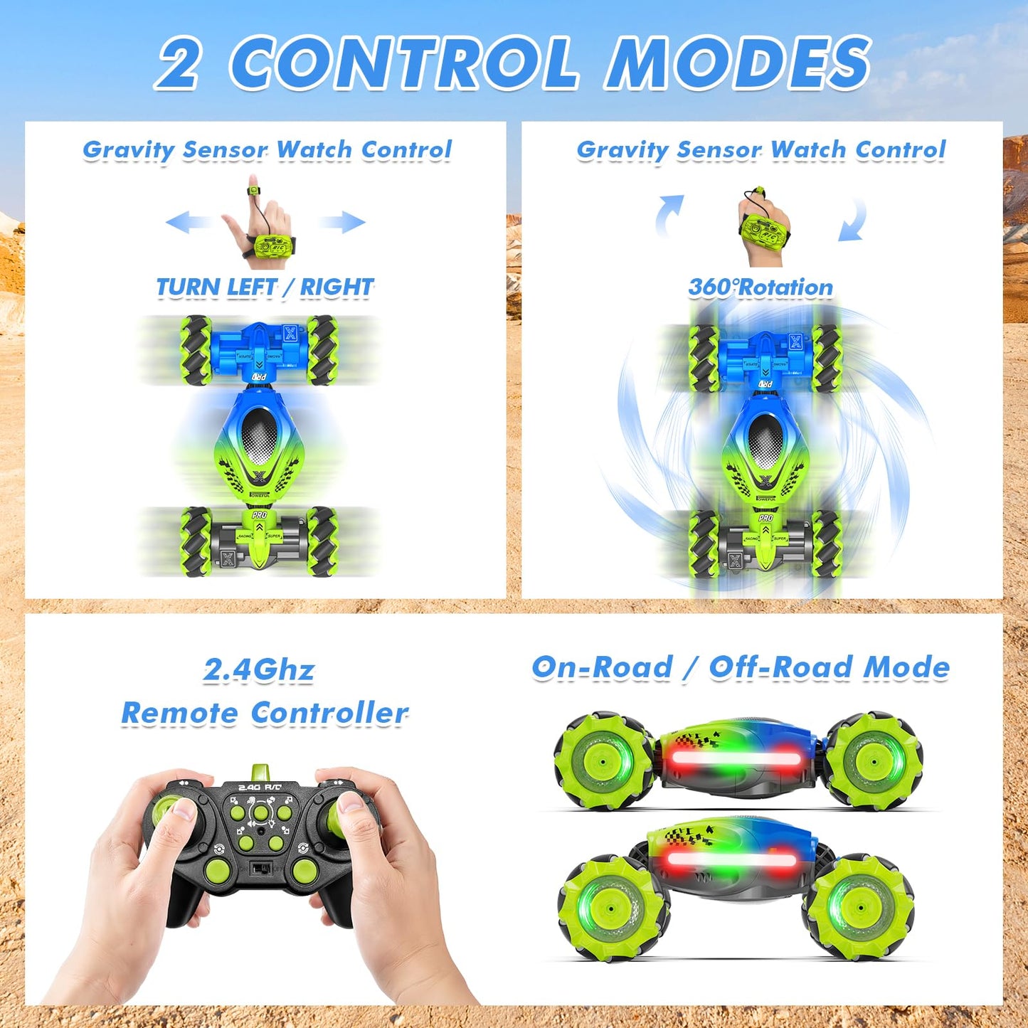 RC Car Stunt Toy