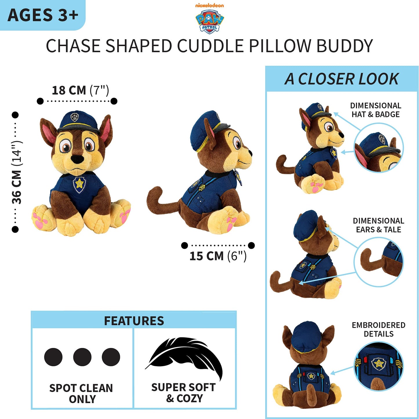 Franco Kids Bedding Plush Cuddle Pillow