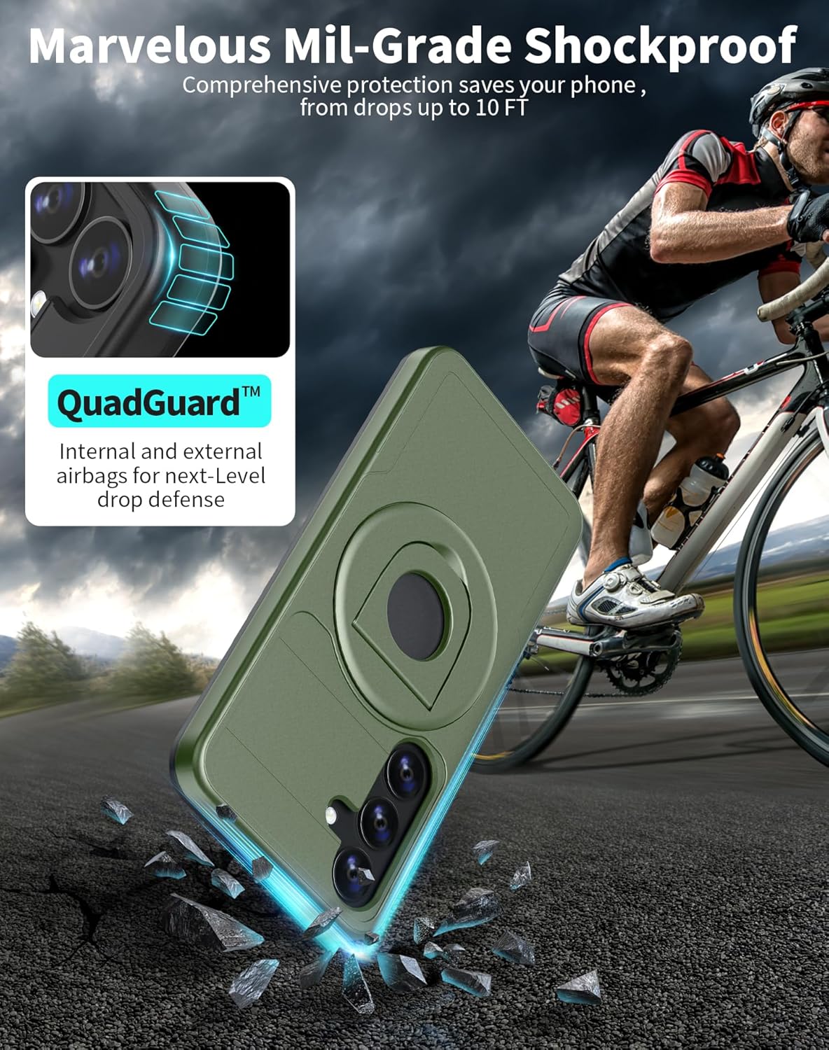 Samsung Galaxy S23 Ultra Case Magnetic Compatible with MagSafe Wireless Charging
