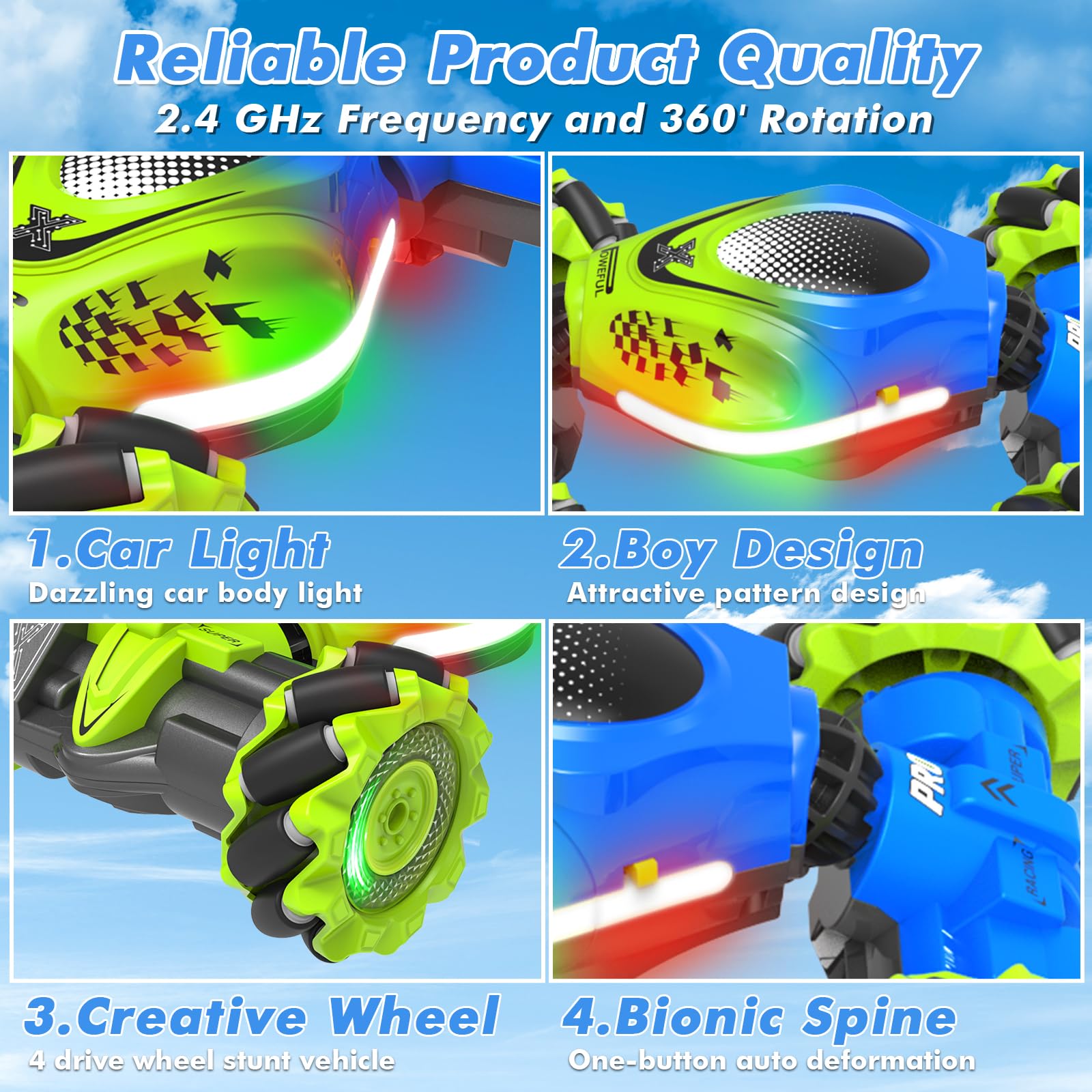RC Car Stunt Toy