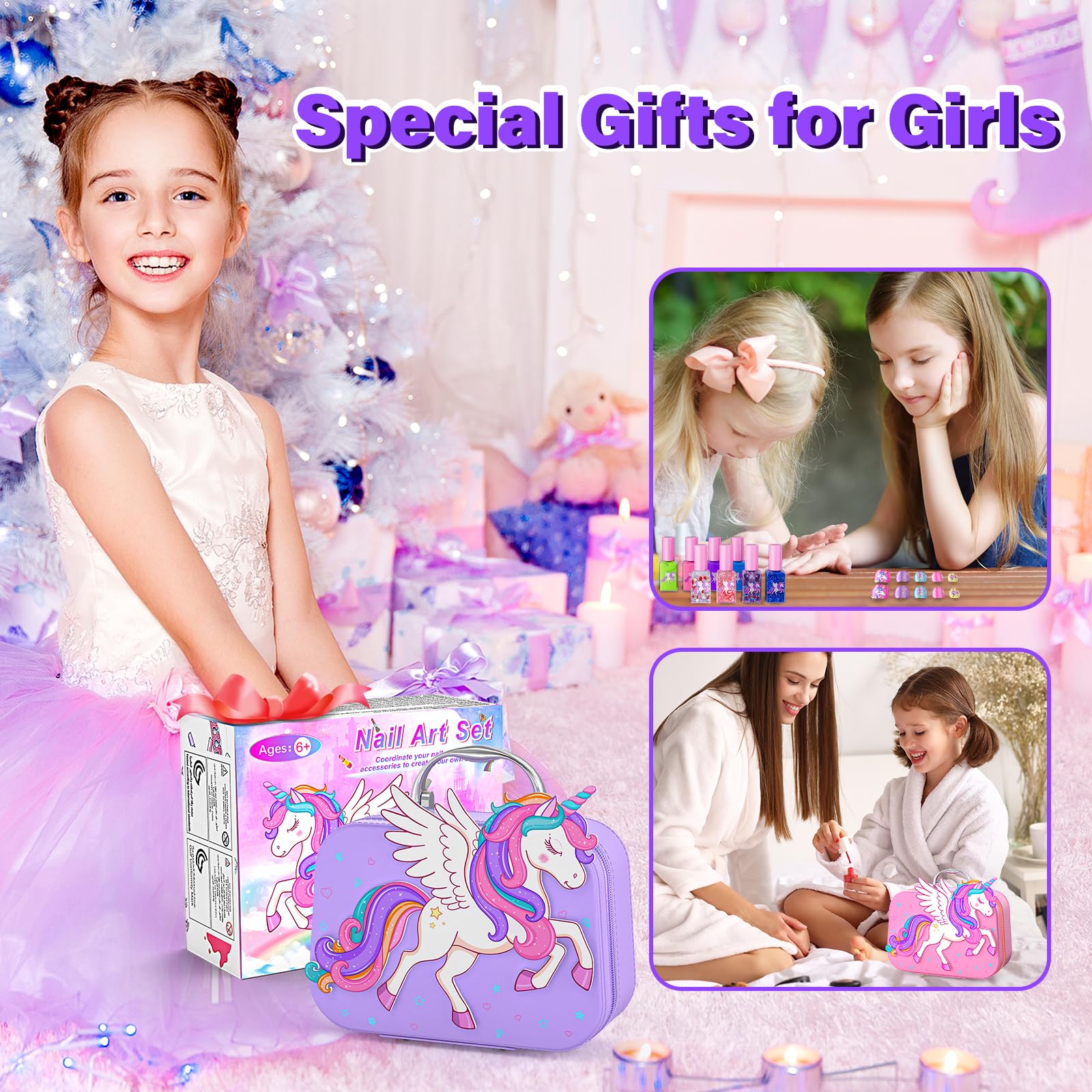 Kids Nail Polish Set for Girls Toys