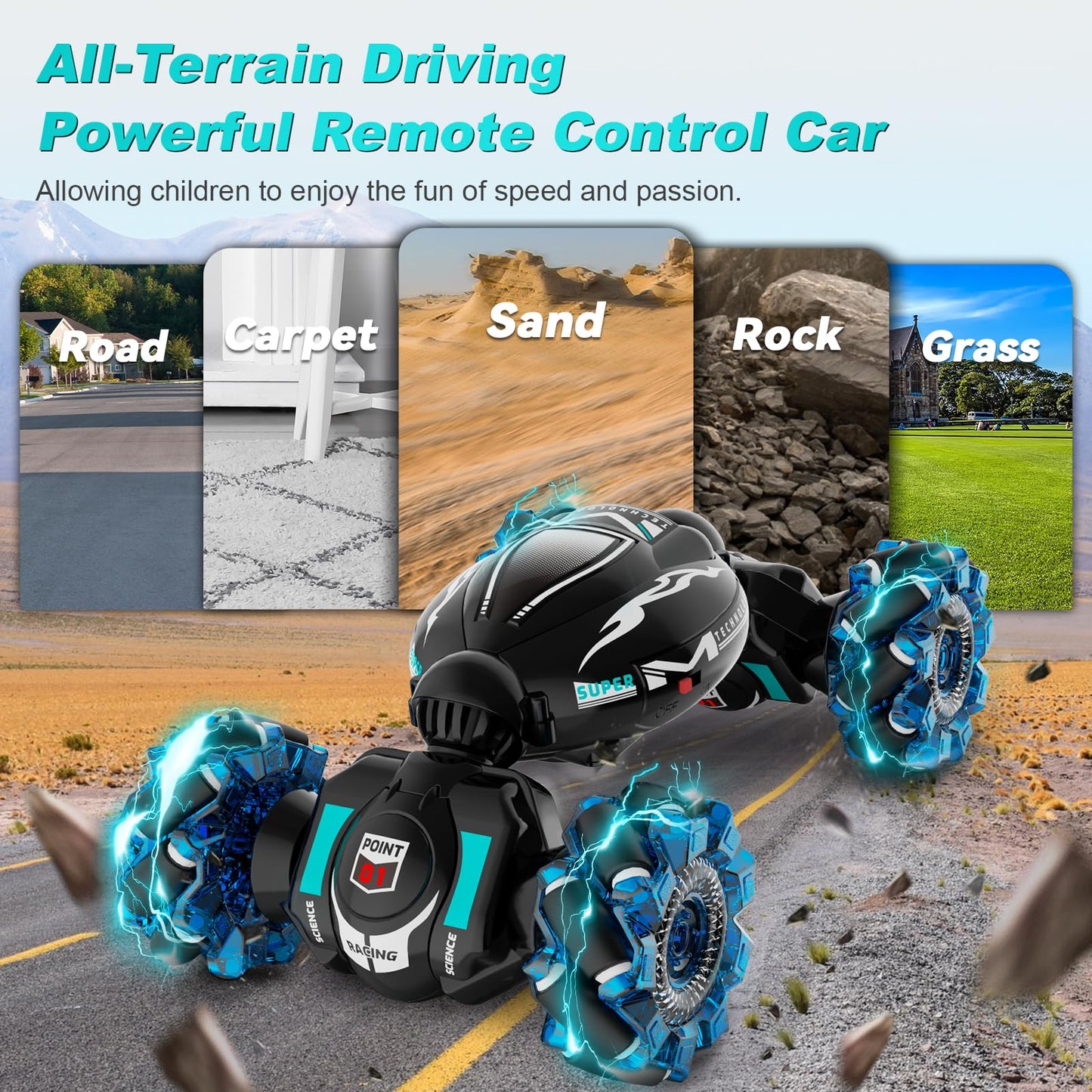 RC Car Stunt Toy