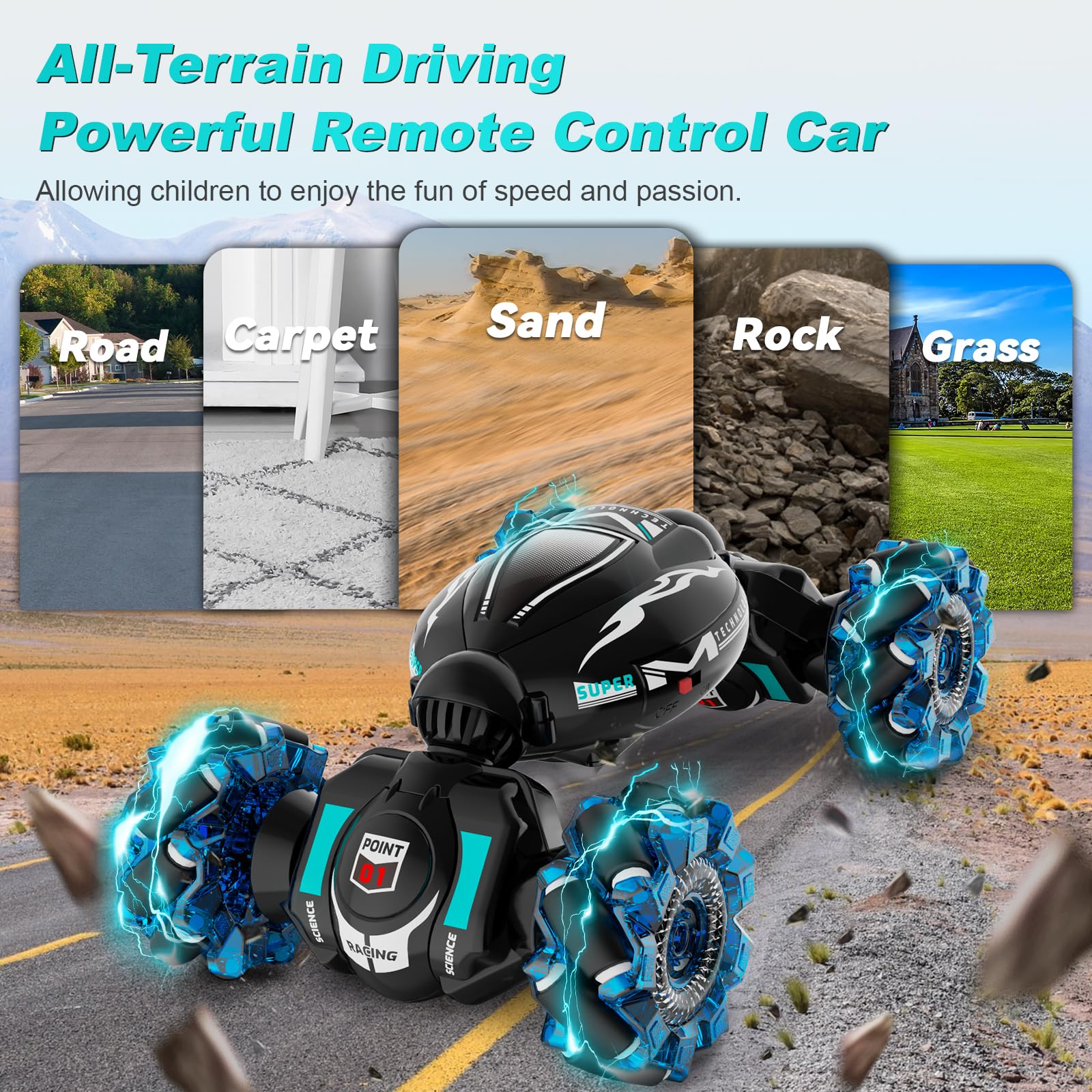 RC Car Stunt Toy