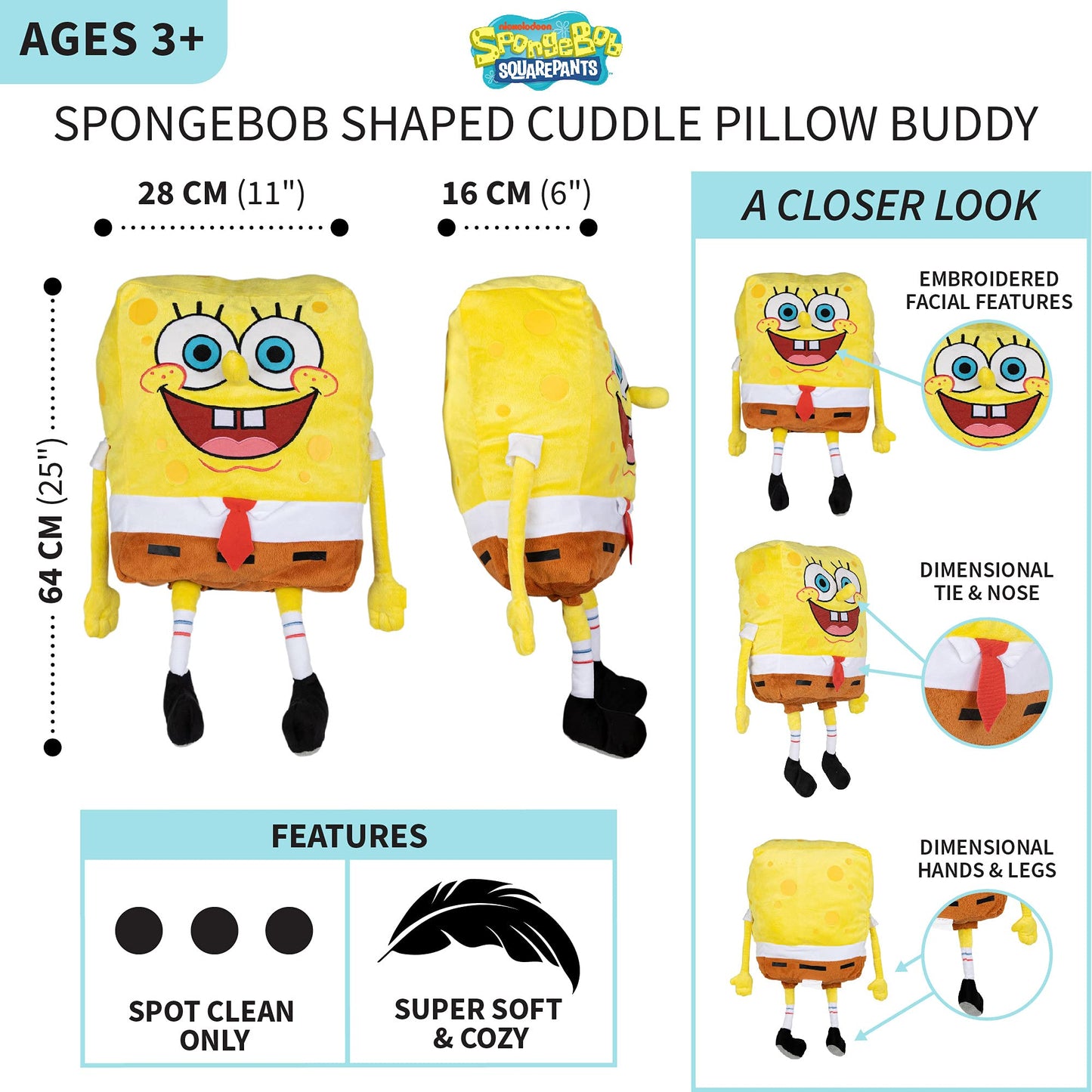 Franco Kids Bedding Plush Cuddle Pillow