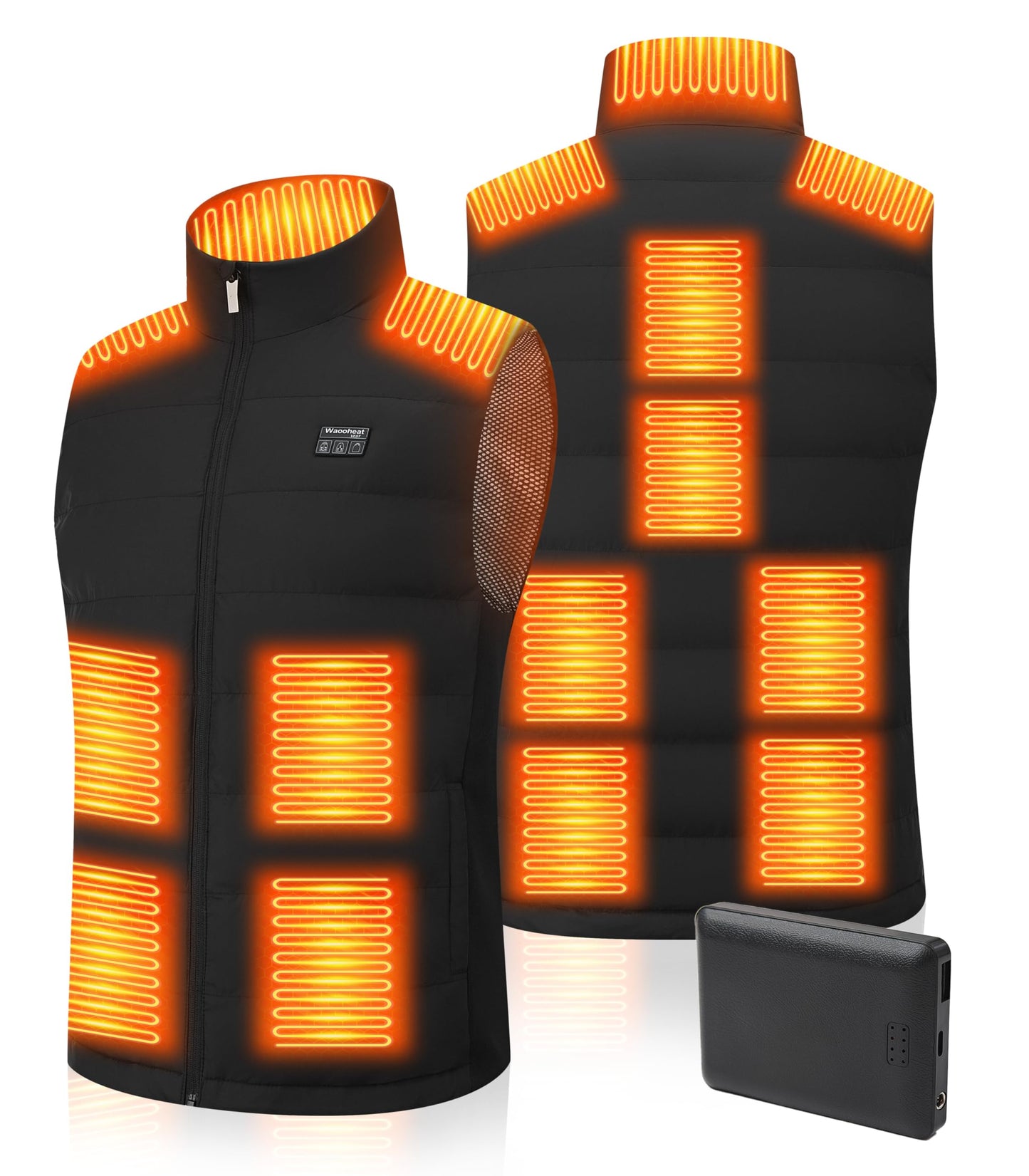 Heated Vest for Men Women Lightweight USB Eletric Heating Jacket Winter Outdoor Sports Hunting