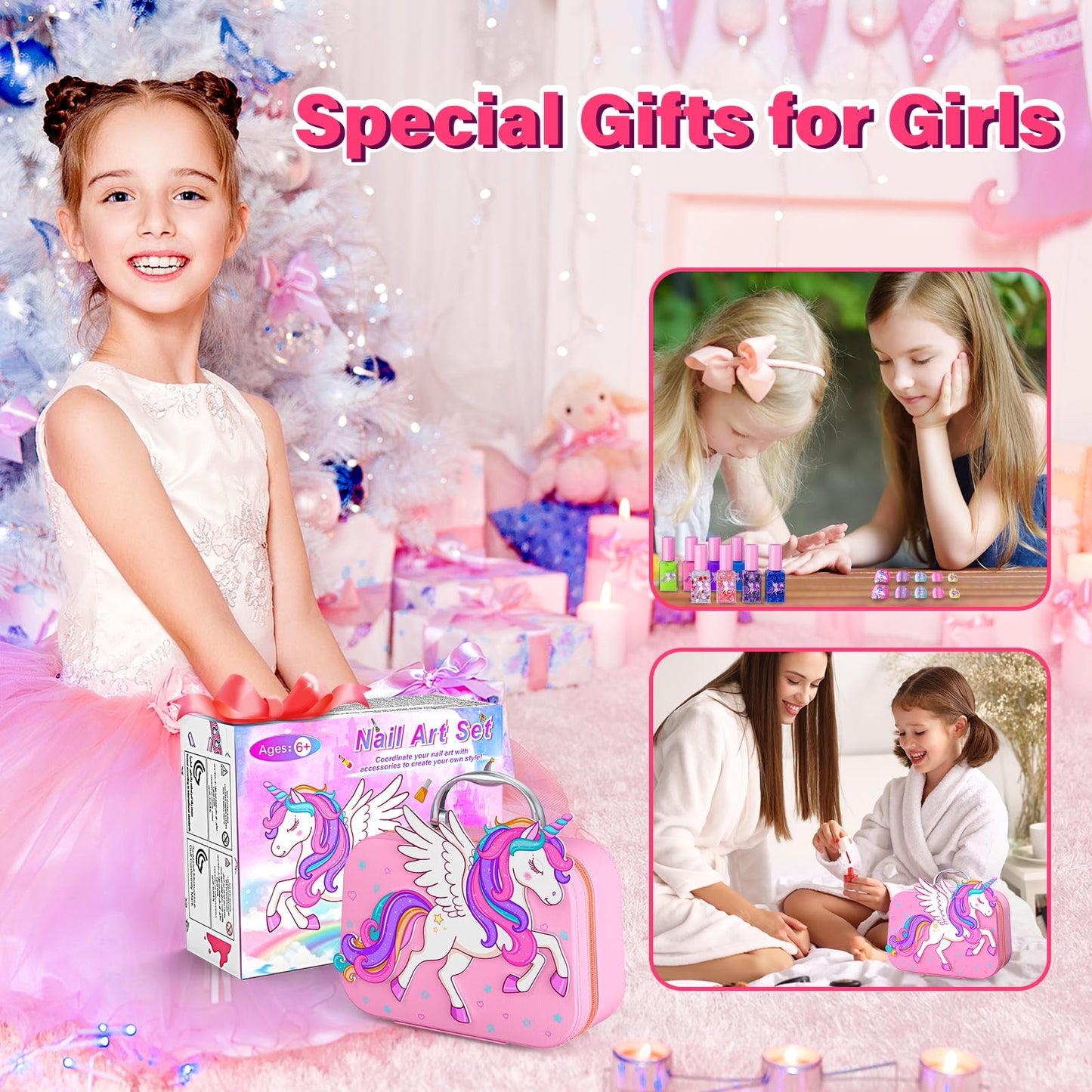 Kids Nail Polish Set for Girls Toys