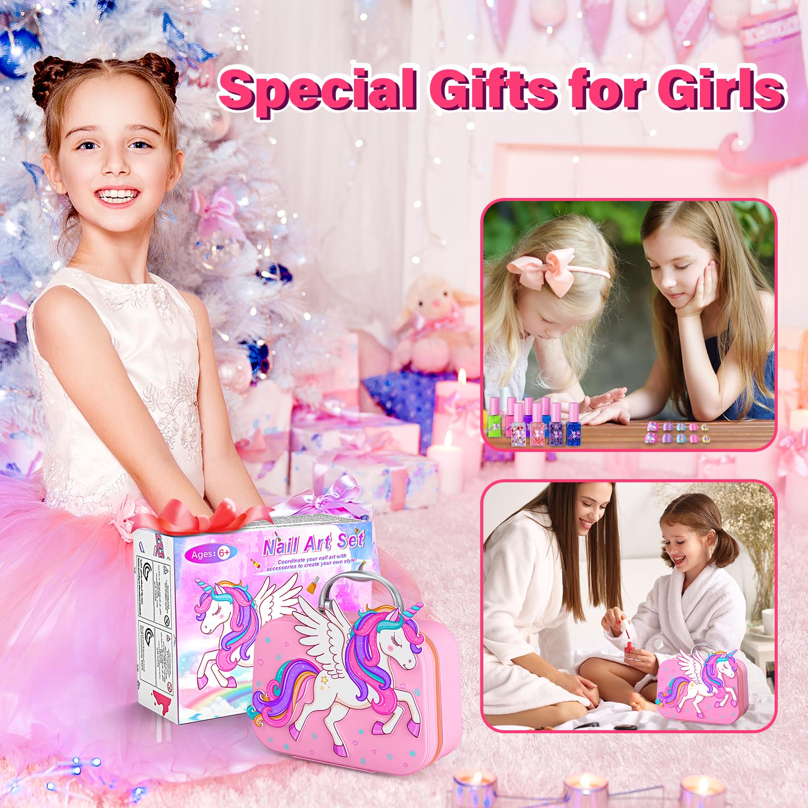 Kids Nail Polish Set for Girls Toys