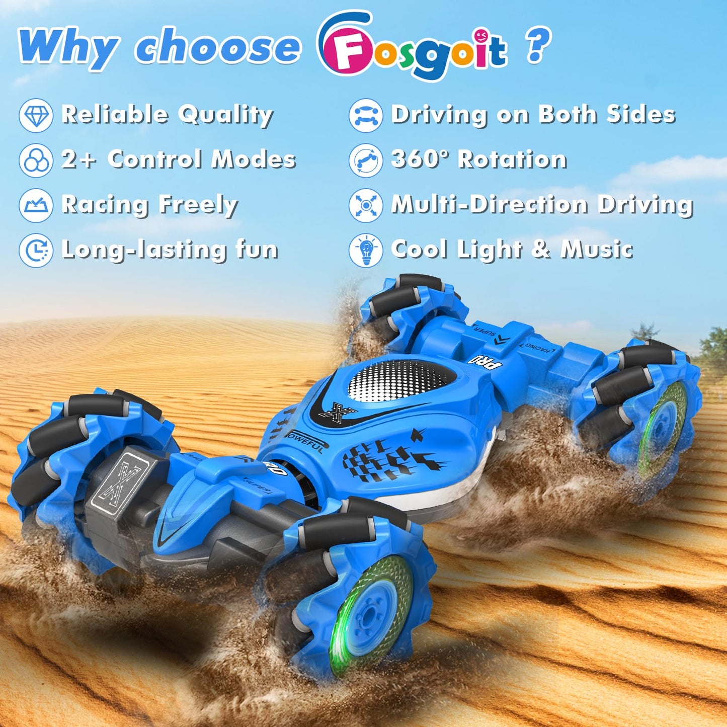 RC Car Stunt Toy