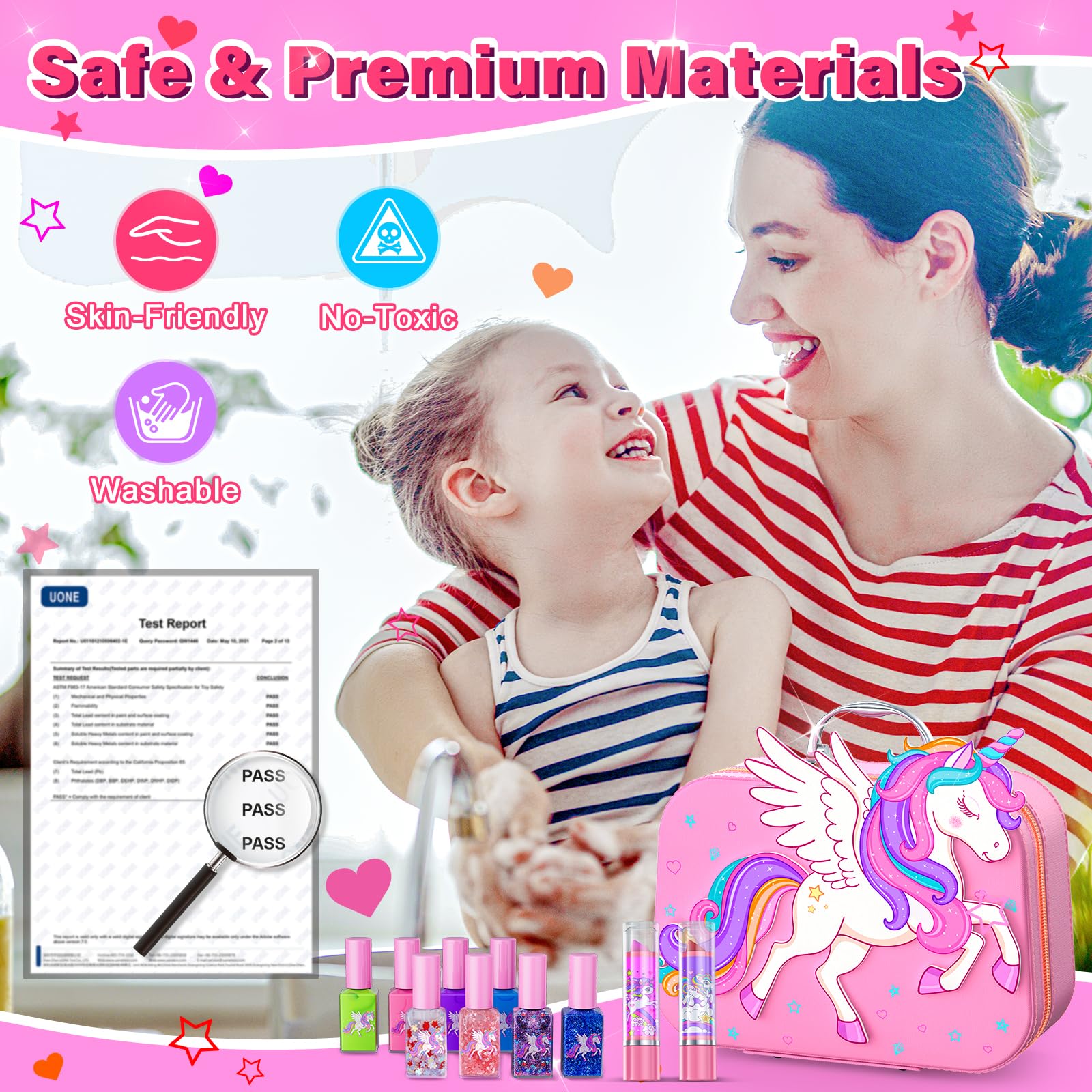 Kids Nail Polish Set for Girls Toys