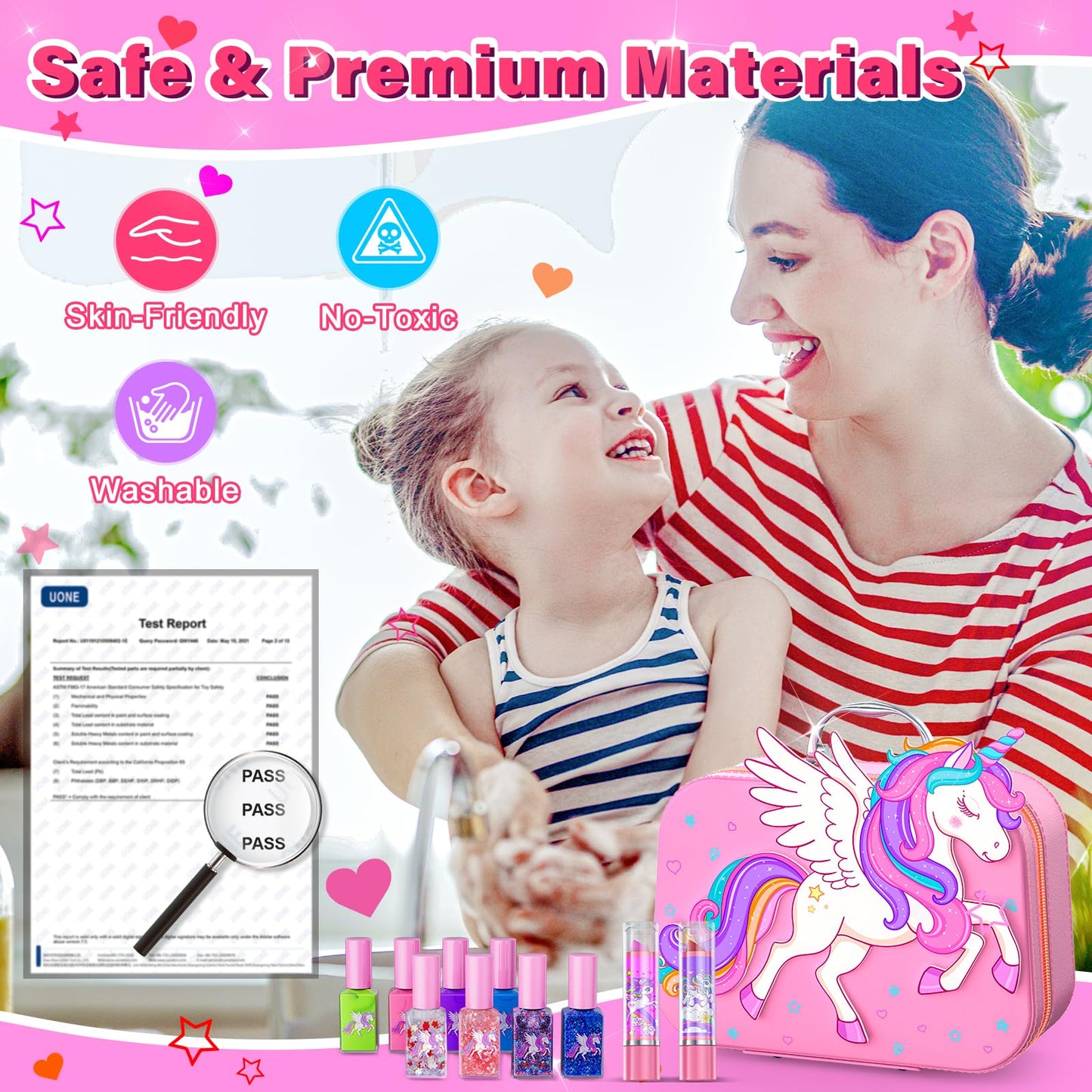 Kids Nail Polish Set for Girls Toys