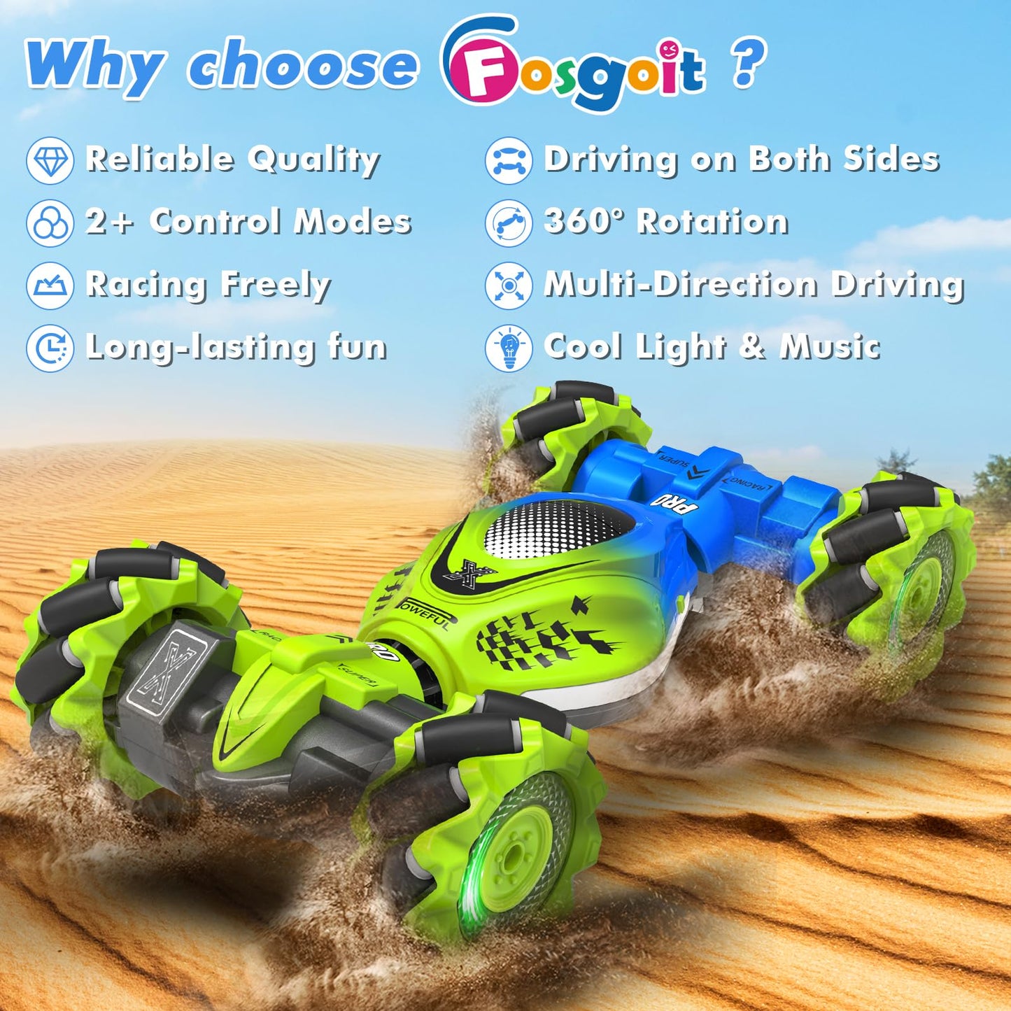 RC Car Stunt Toy