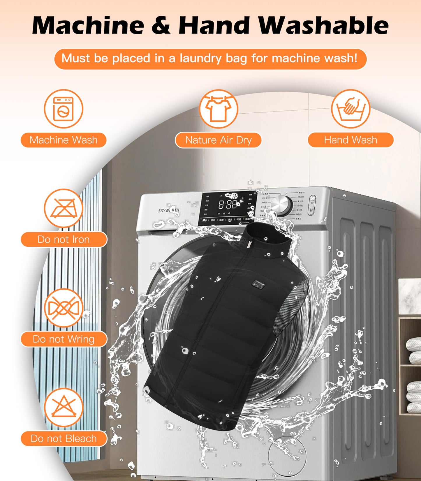 Heated Vest for Men Women Lightweight USB Eletric Heating Jacket Winter Outdoor Sports Hunting