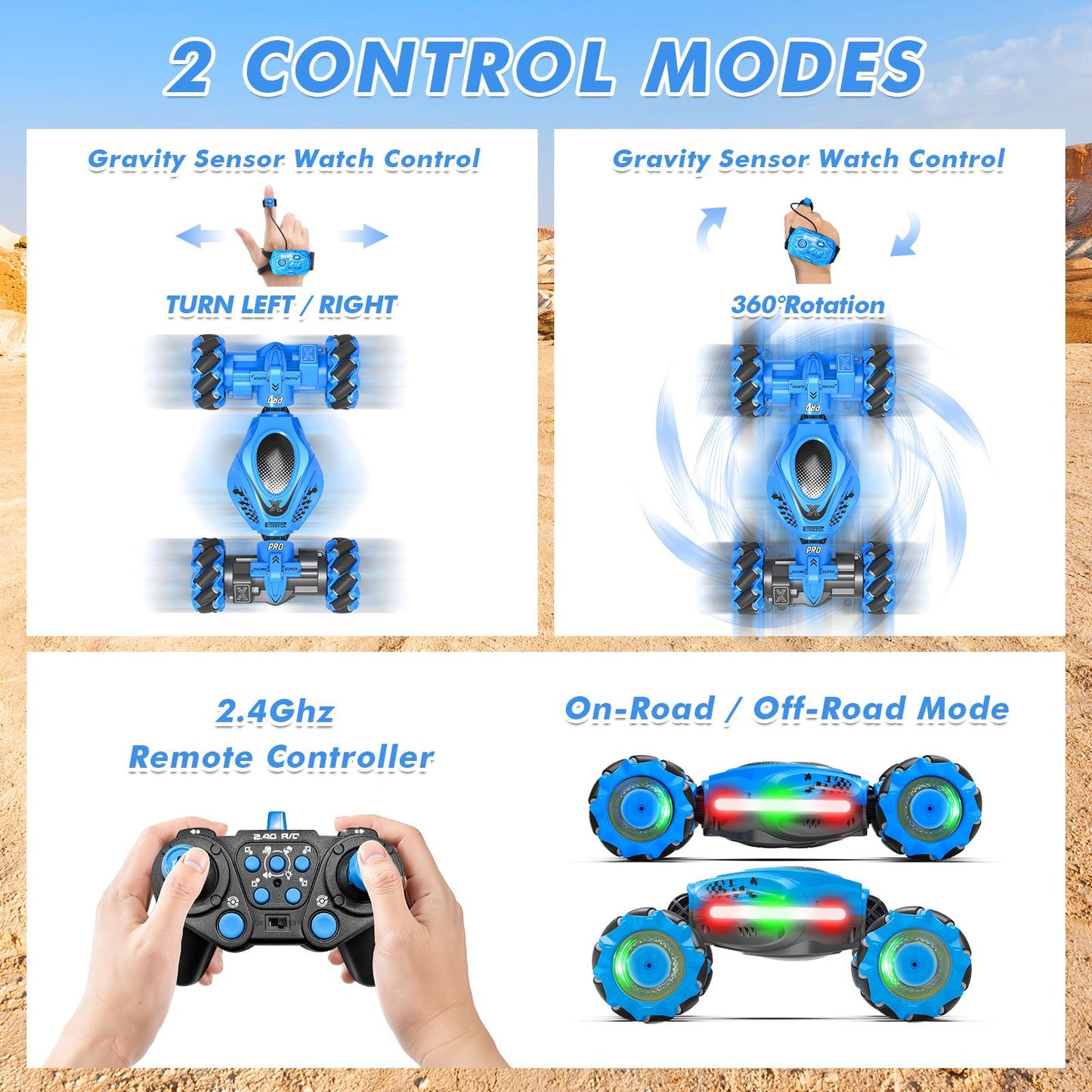 RC Car Stunt Toy