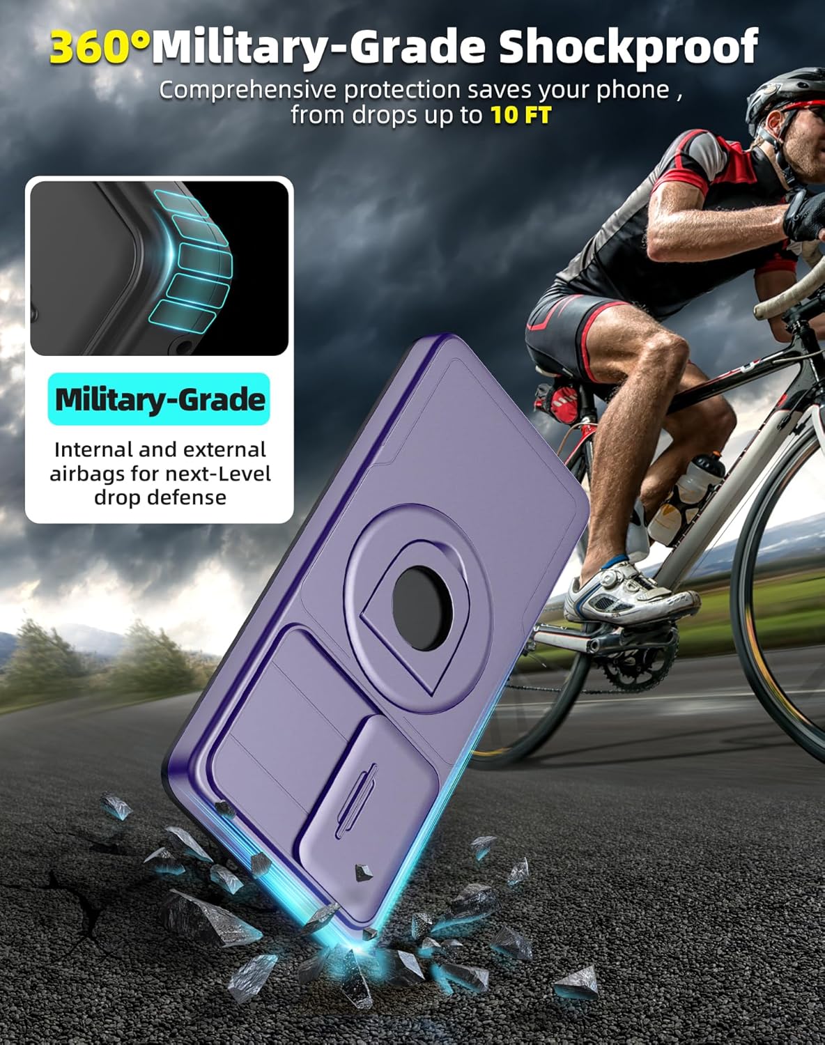 Samsung Galaxy S23 Ultra Case Magnetic Compatible with MagSafe Wireless Charging