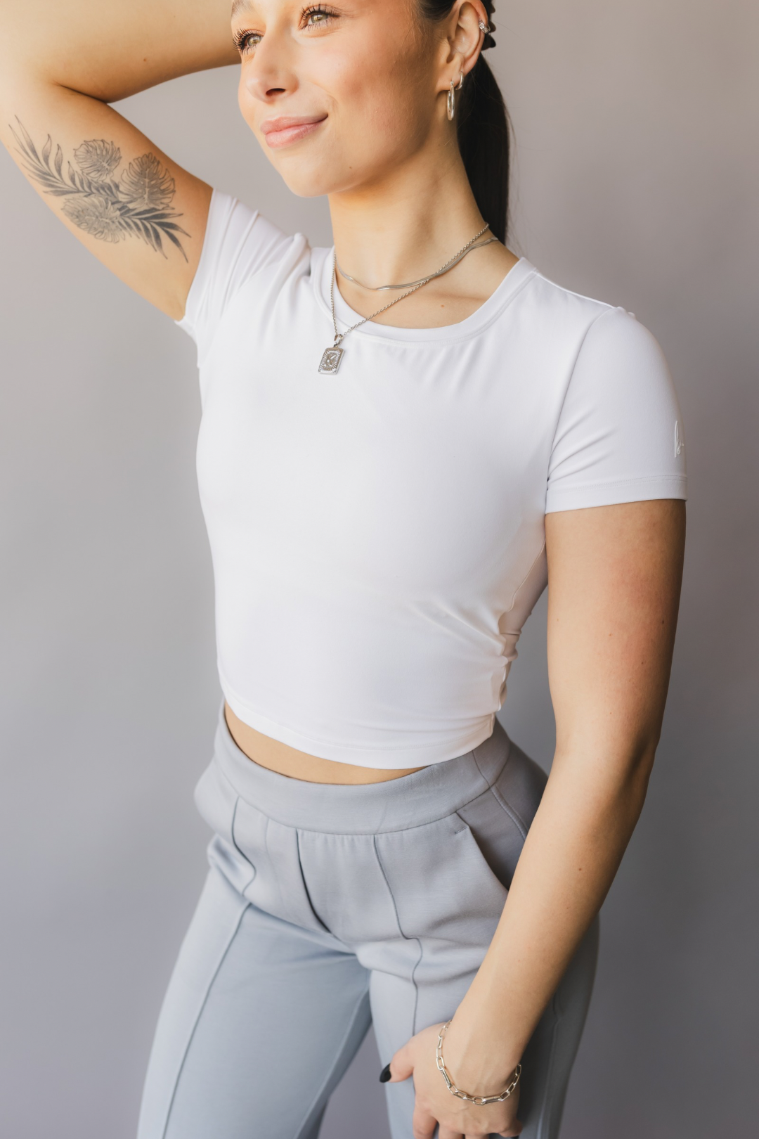 Riley Cropped Tee Shirt