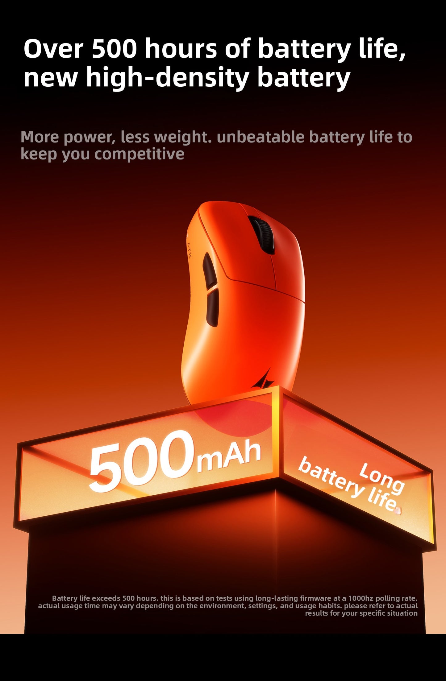 ATK Blazing Sky Z1 V2 Ultimate Wireless Gaming Mouse Dual Model 500mAh Lightweight Dual 8K Low Latency Ergonomics E-sports Mouse