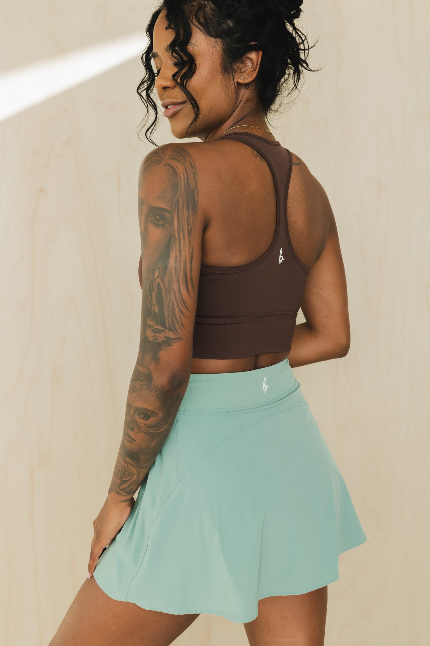 Racerback bra support comfort