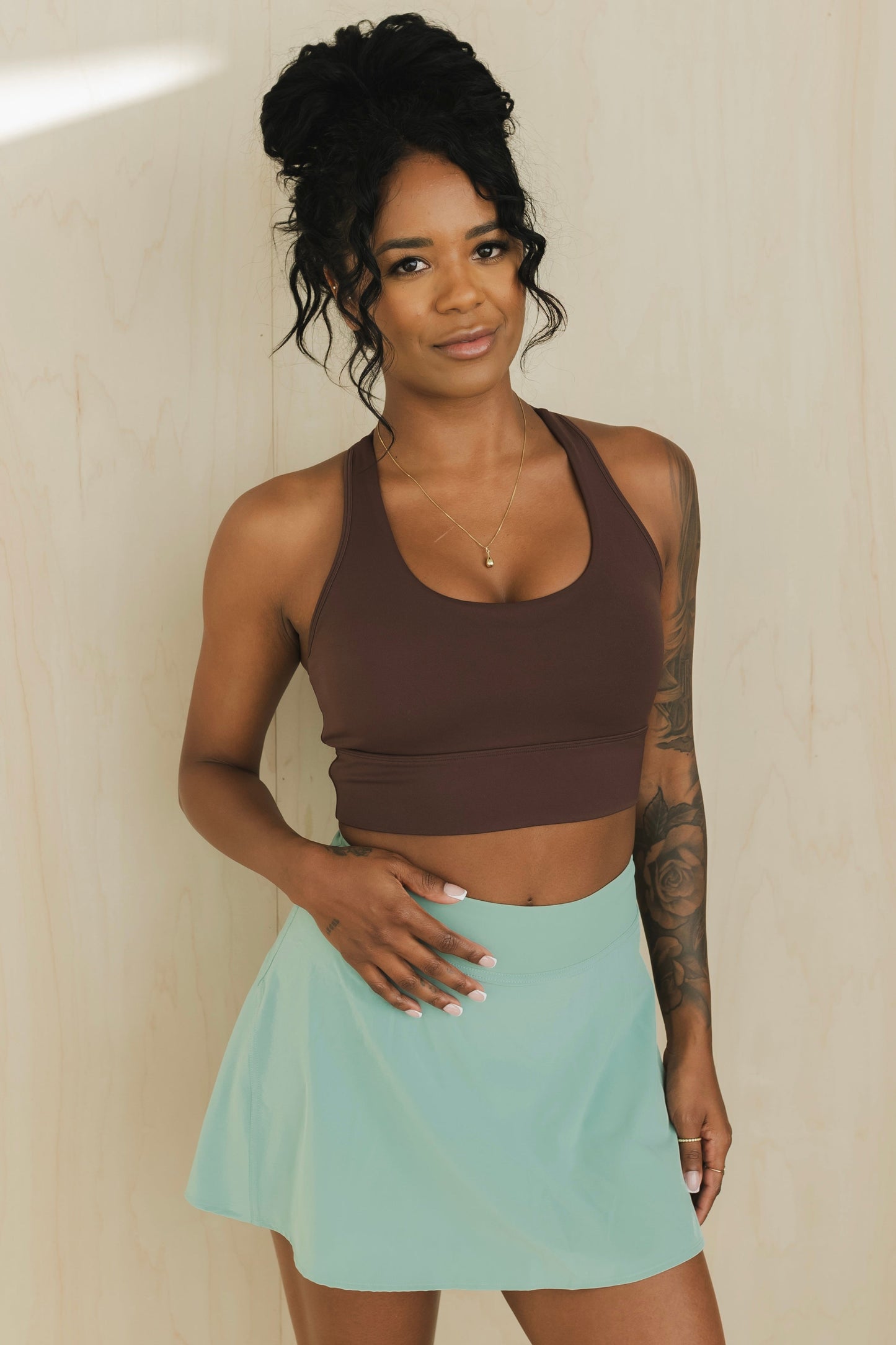 Racerback bra support comfort