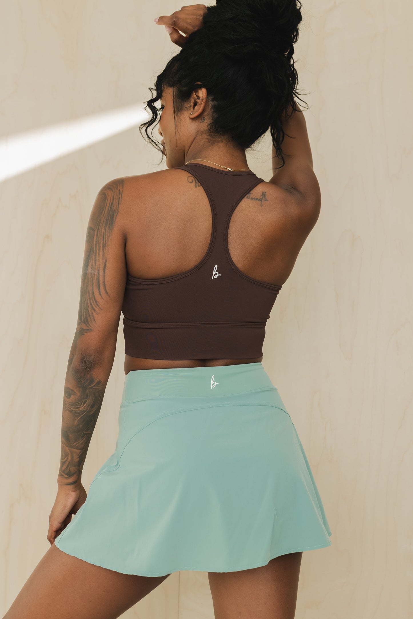 Racerback bra support comfort