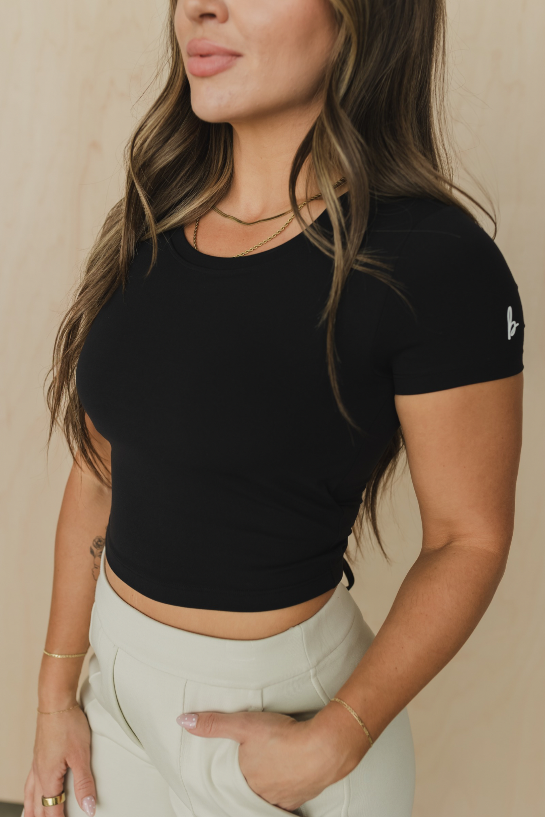Riley Cropped Tee Shirt