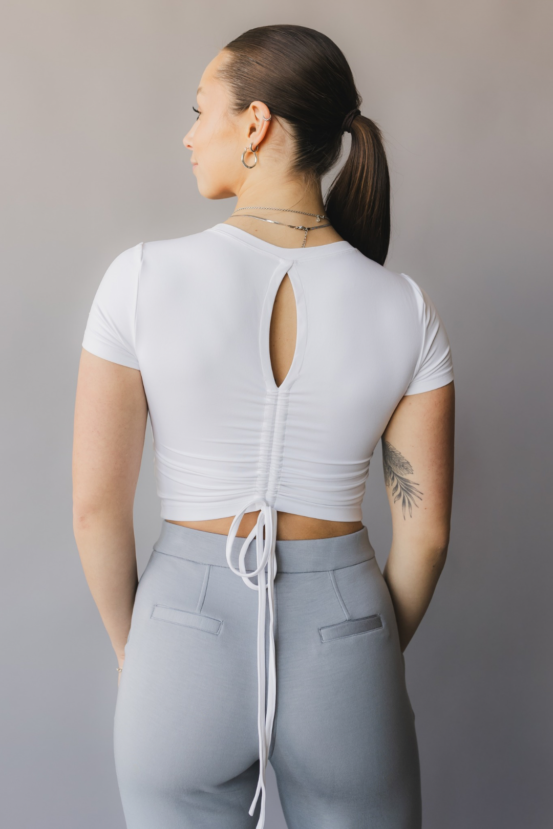Riley Cropped Tee Shirt