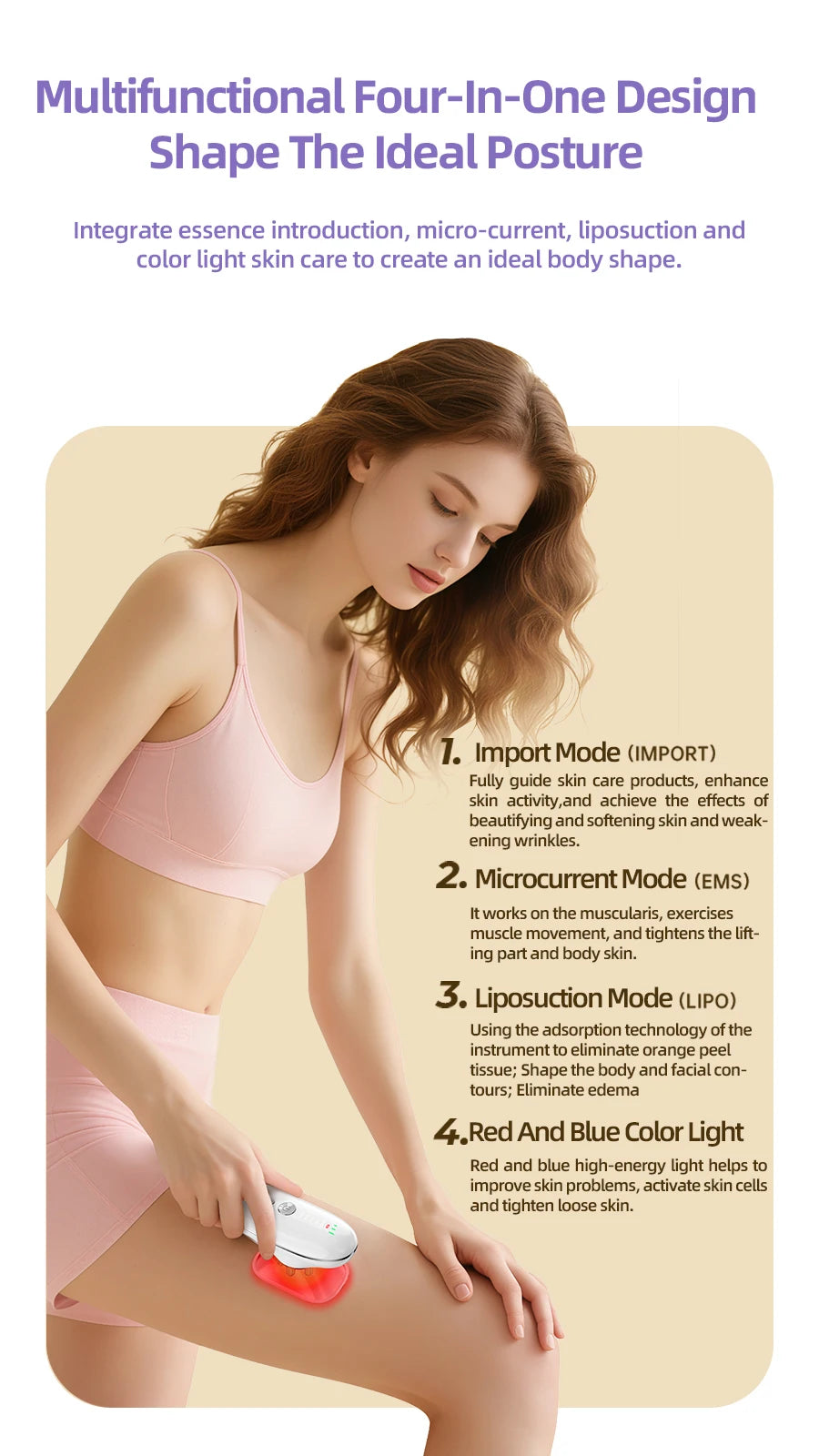 Anti-Cellulite Tool & Skin Tightening Body Sculpting Massager