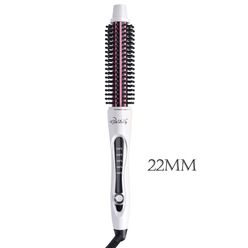 Hair Curler Hair Straightening Brush Hot Heating Comb Hair Straight Styler Corrugation Curling Iron Hair Curler Comb