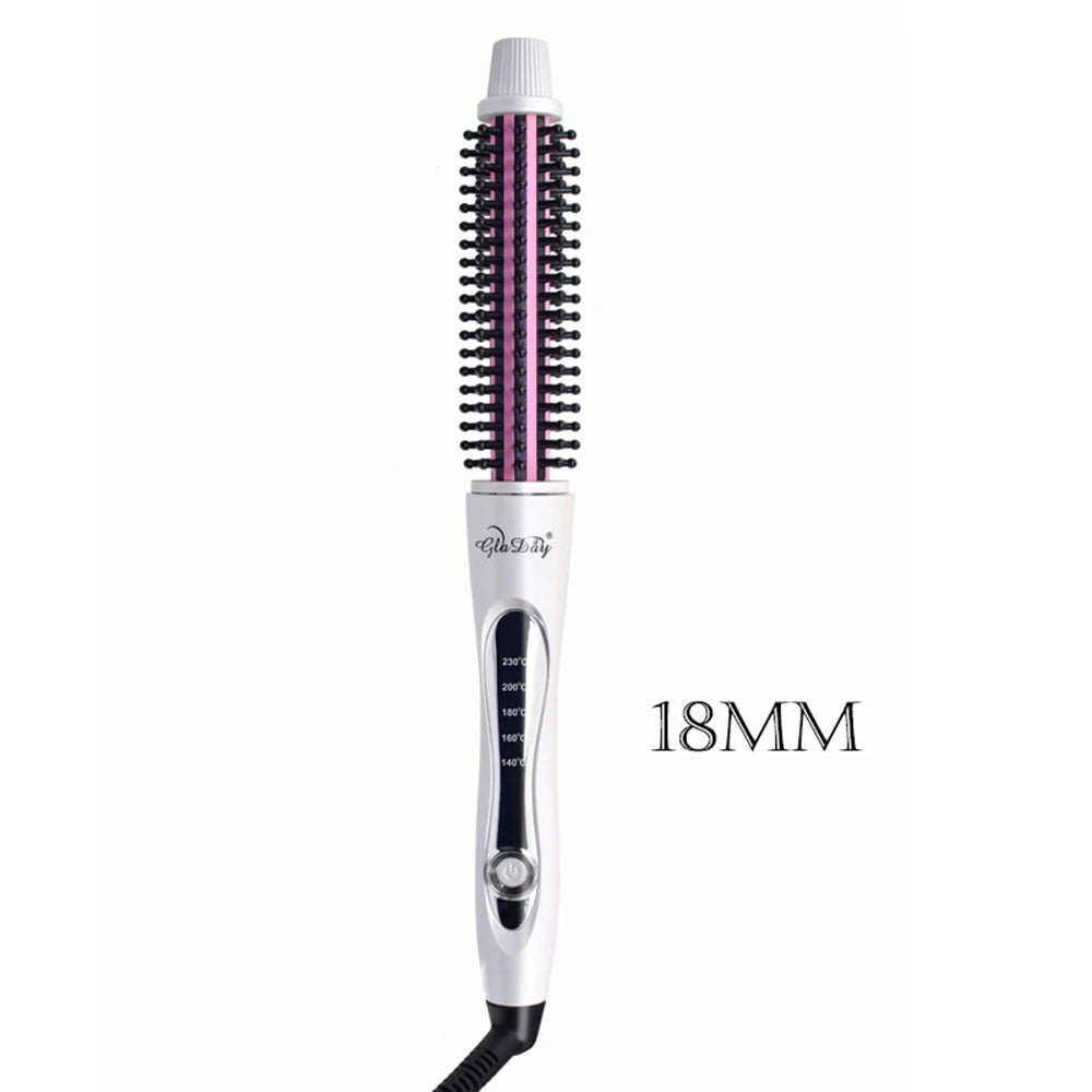 Hair Curler Hair Straightening Brush Hot Heating Comb Hair Straight Styler Corrugation Curling Iron Hair Curler Comb