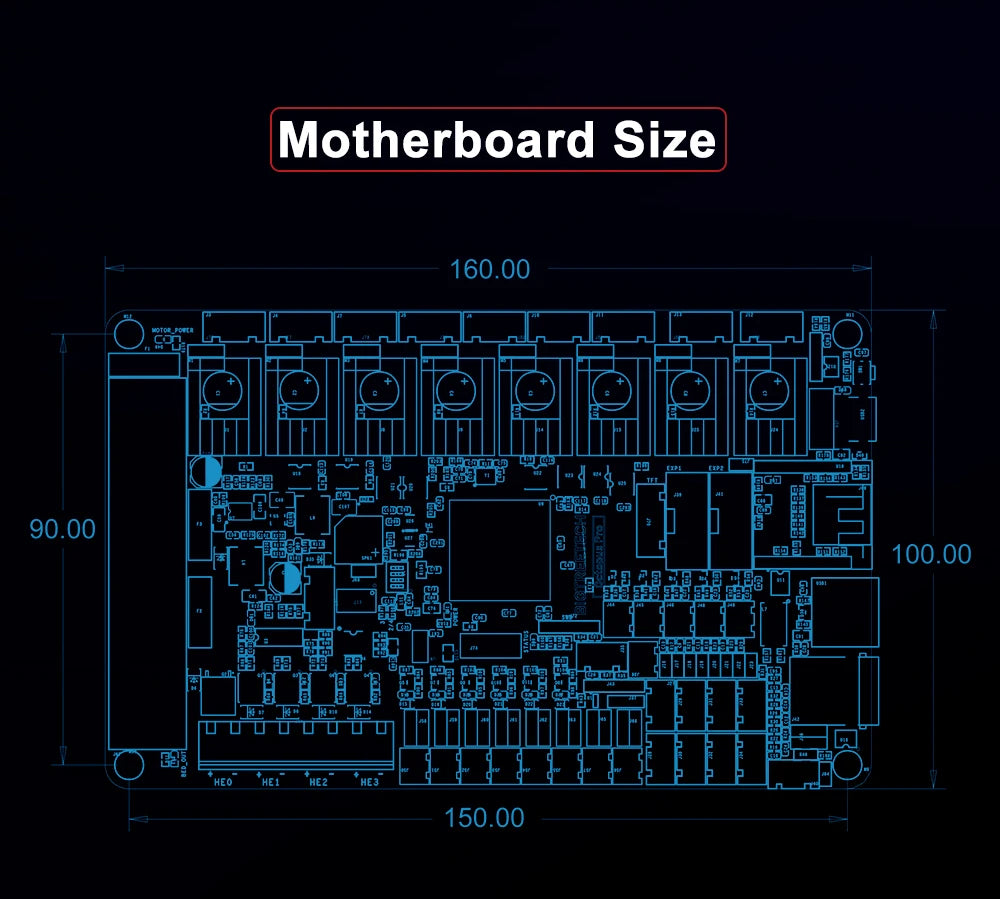 BIGTREETECH Octopus PRO V1.0/V1.1 Motherboard On-Board MAX31865 TMC2209 Raspberry Pi Control Board VS Ender3 V2 For PITFT
