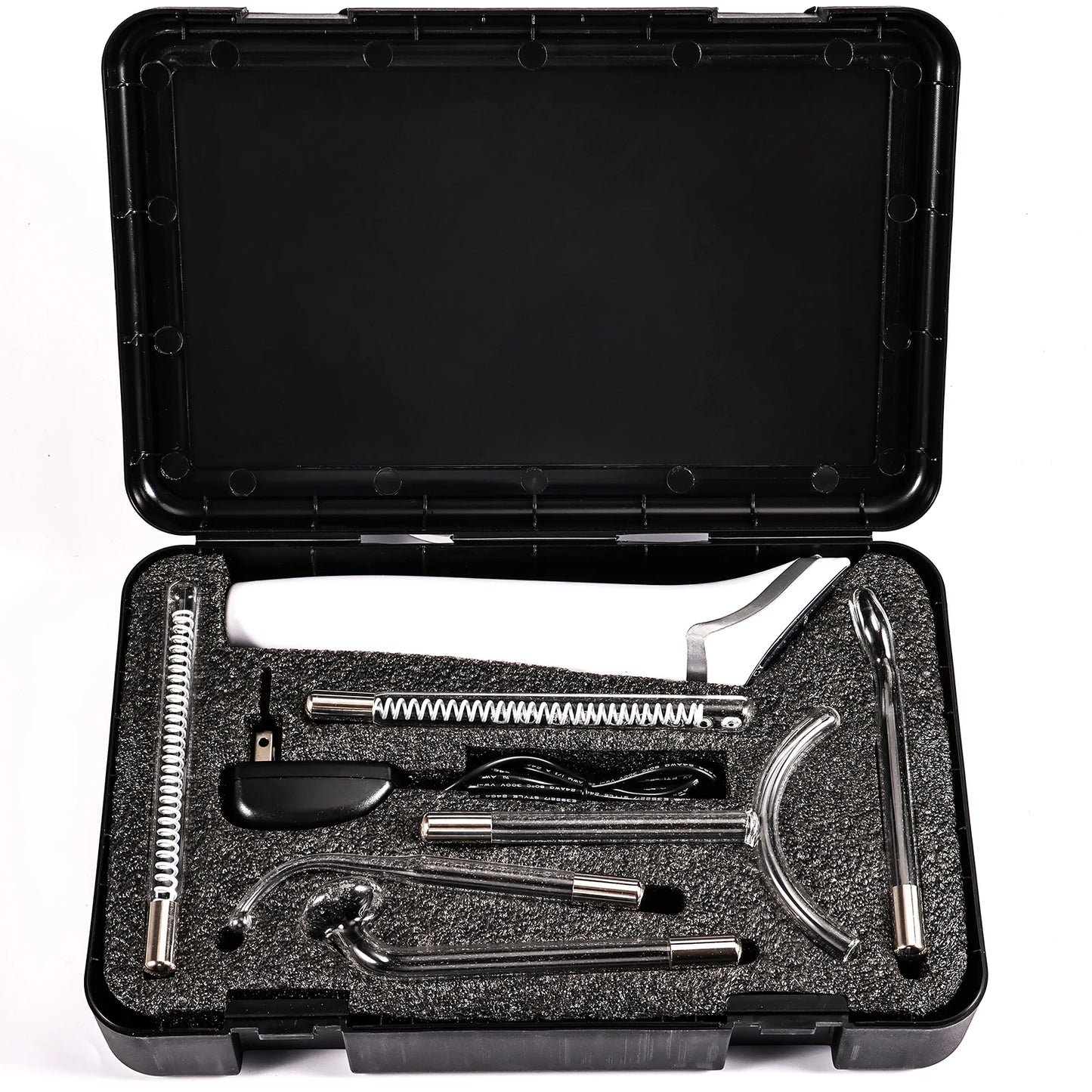 6 in 1 Touch Panel High Frequency Facial Machine For Hair Face Electrotherapy Wand Argon Treatment Acne Skin Care