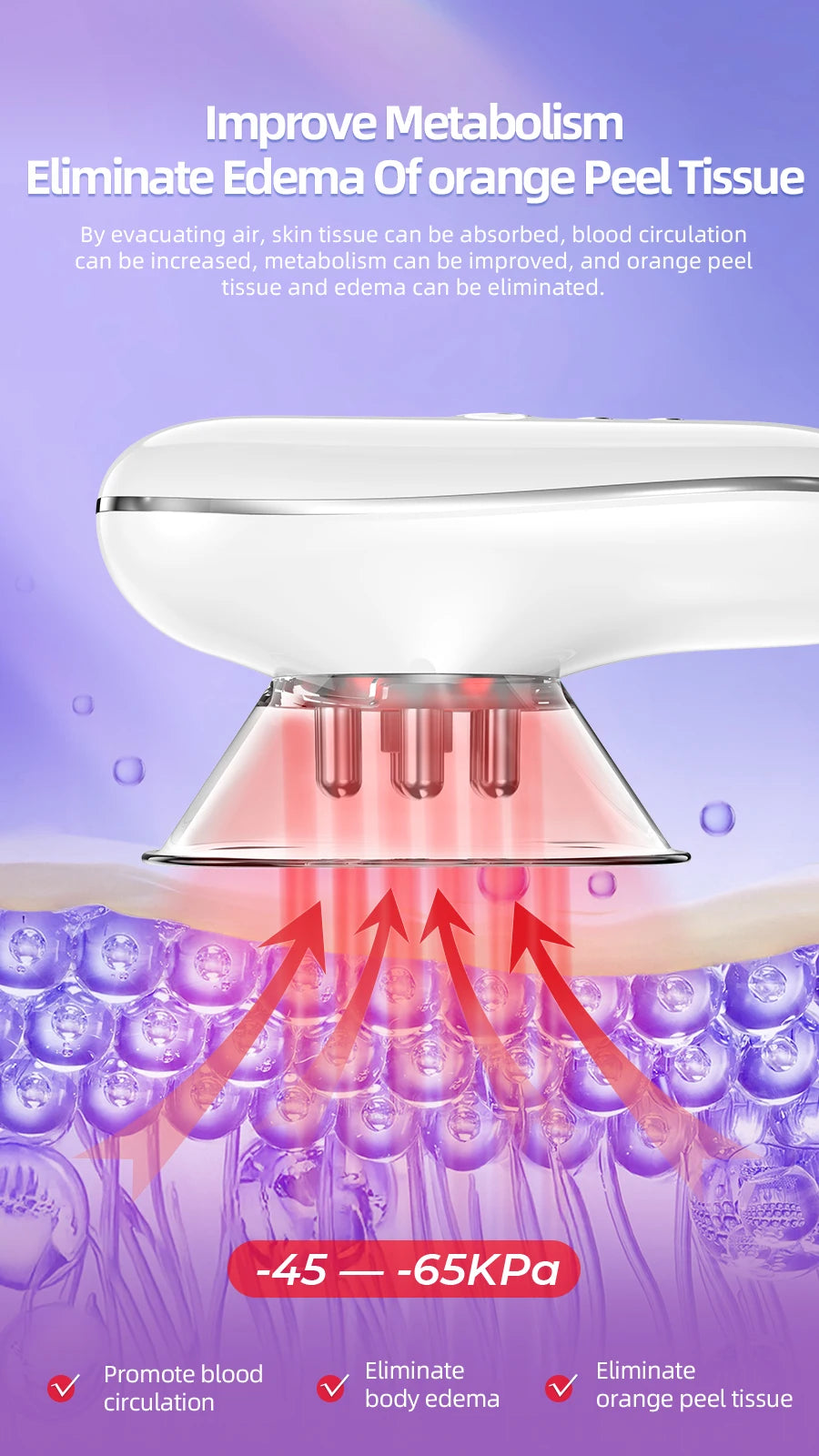 4 in 1 Body Sculpting Machine Cellulite Removal Massager Face Lifting Skin Tighten Device Home Use Cupping Tool for Belly Leg