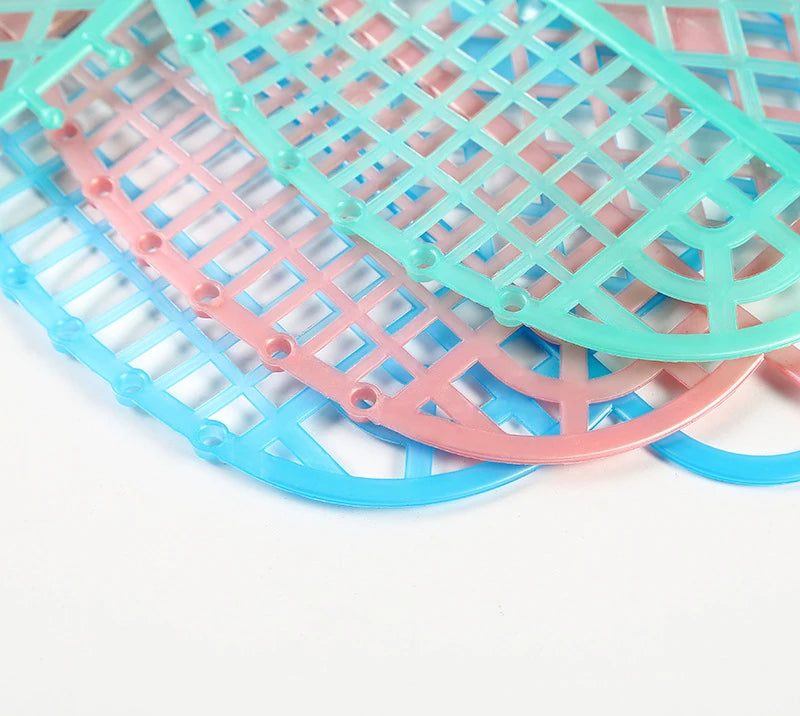 Large Bathroom Laundry Basket,Foldable Mesh,Portable Plastic Bathroom Laundry Basket,Assemble the Wash Basket,Reusable Shopping