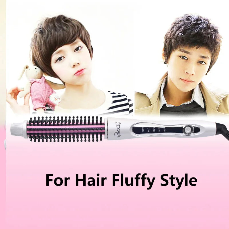 Hair Curler Hair Straightening Brush Hot Heating Comb Hair Straight Styler Corrugation Curling Iron Hair Curler Comb