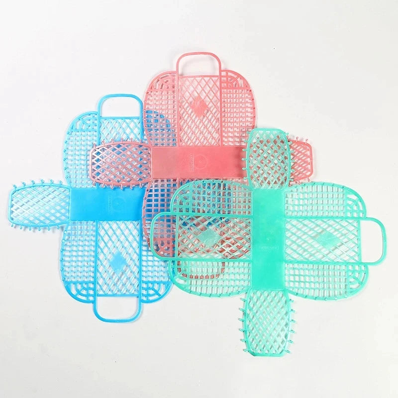 Large Bathroom Laundry Basket,Foldable Mesh,Portable Plastic Bathroom Laundry Basket,Assemble the Wash Basket,Reusable Shopping