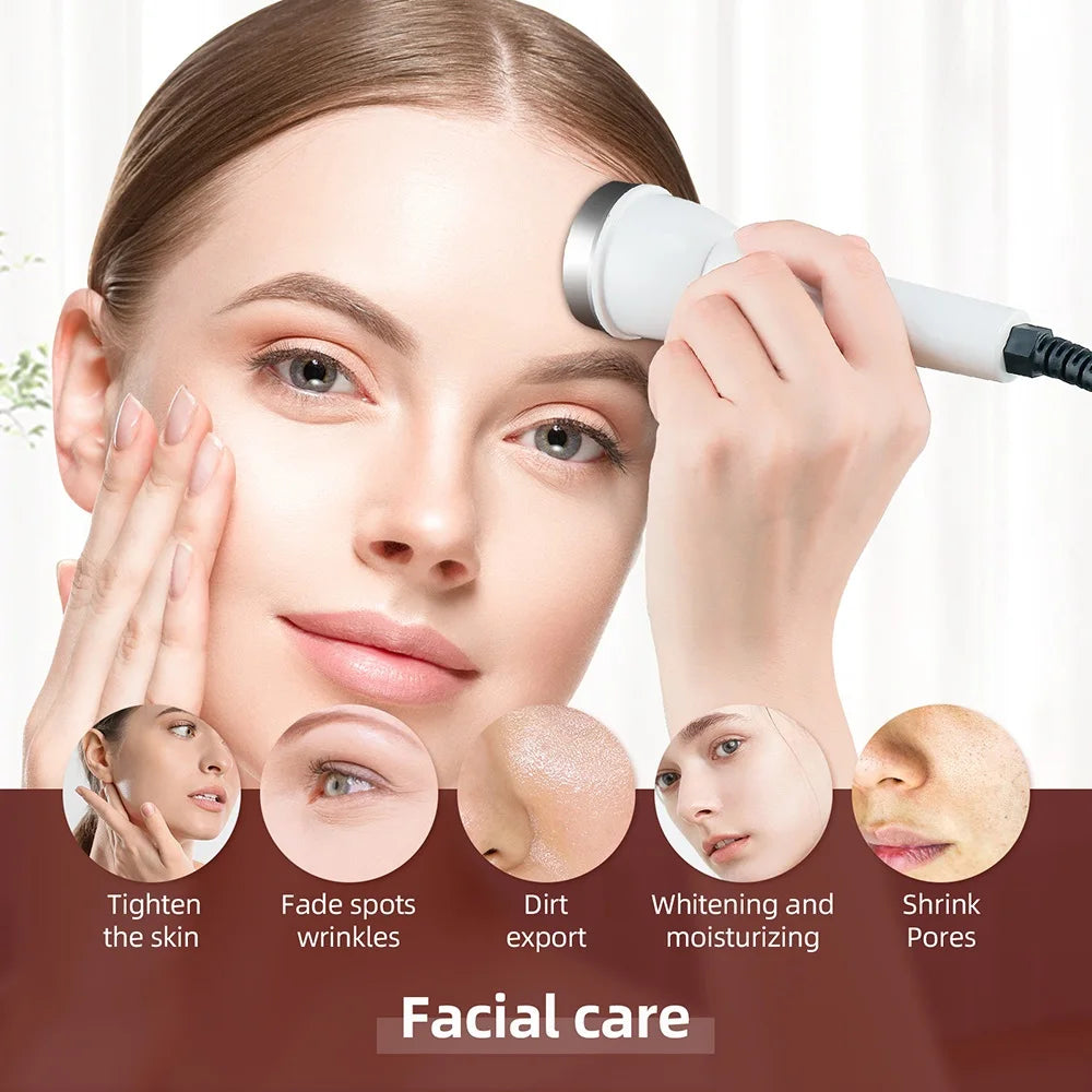 Ultrasound Skin Care Beauty Machine Skin Anti Aging High Frequency Face Eye Massager Ultrasonic Beauty Women SPA Device
